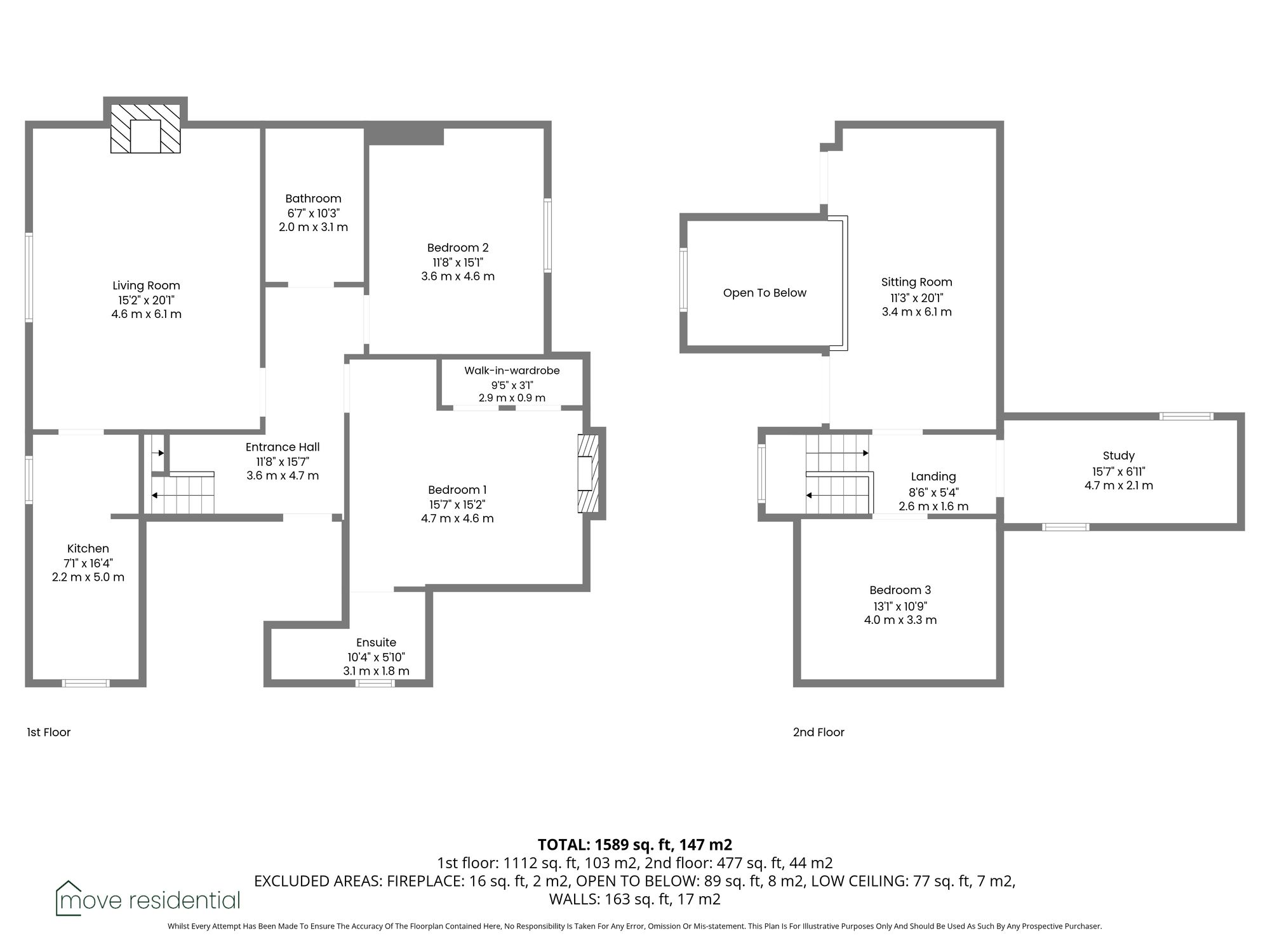 Flat 3, 40 Queens Drive, Liverpool floorplan