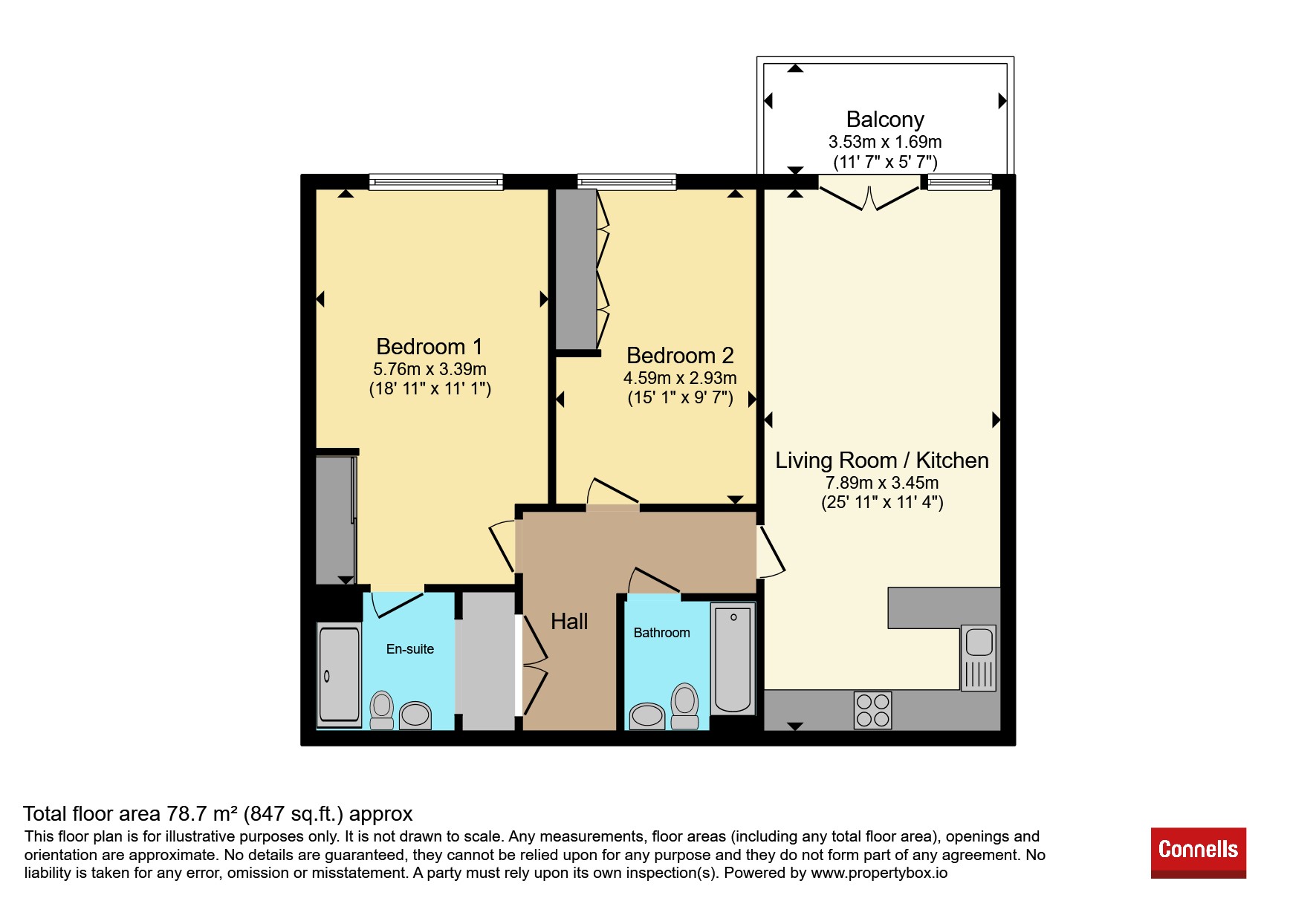 21, Catalonia Apartments, Metropolitan Station Approach, Watford floorplan