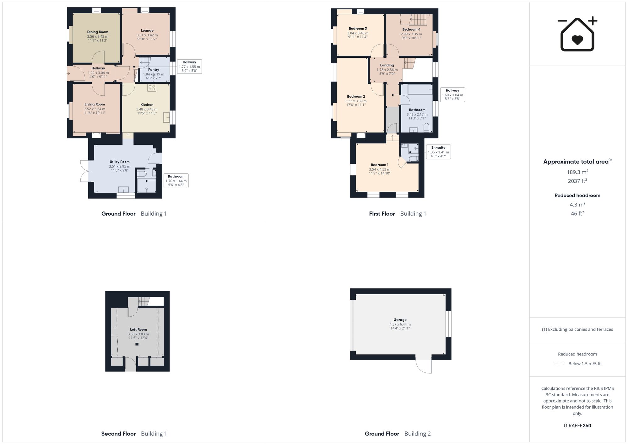 Glanyrafon, Whitland floorplan