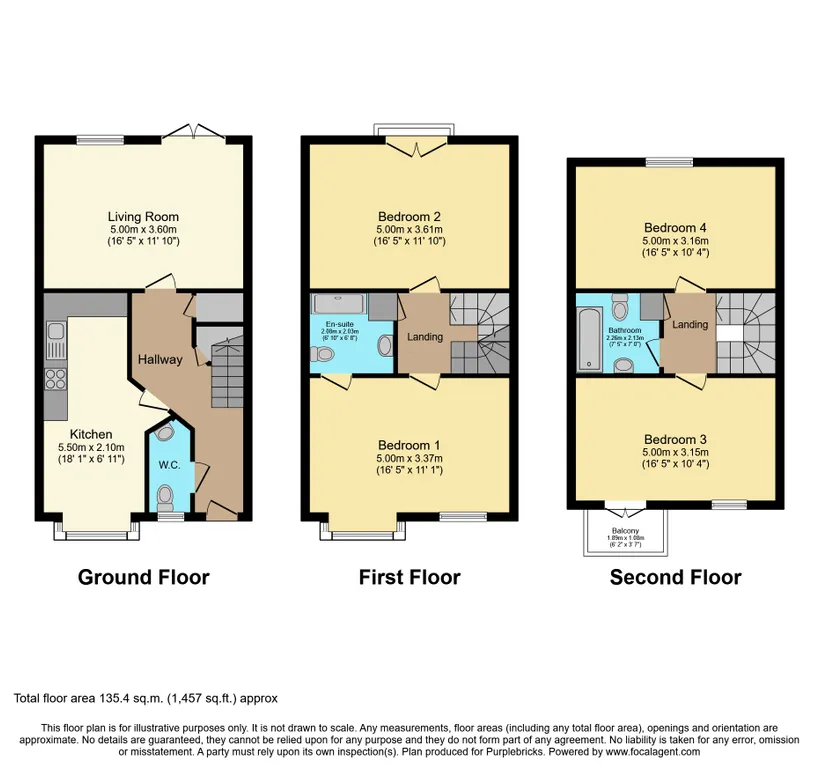5, Little Paxton, St. Neots floorplan