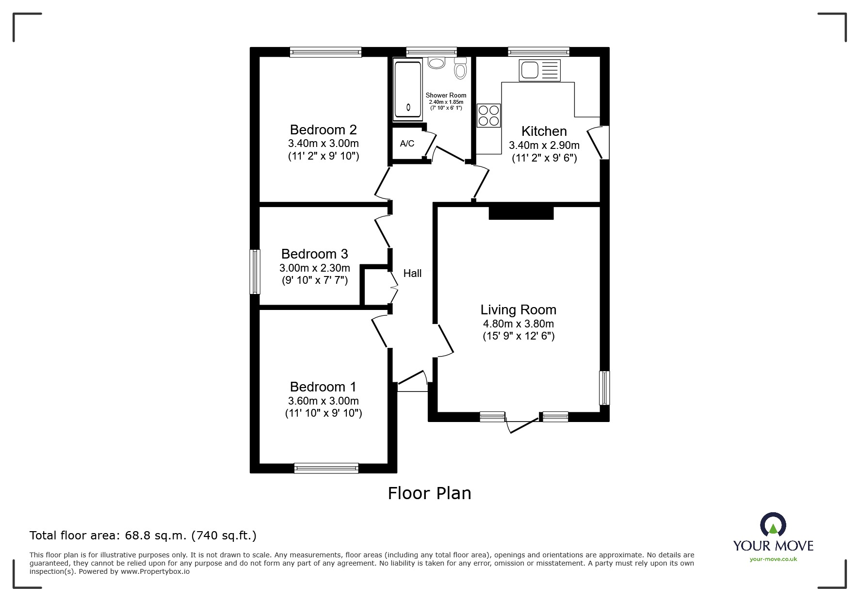 23, Grantham Road, Lincoln floorplan
