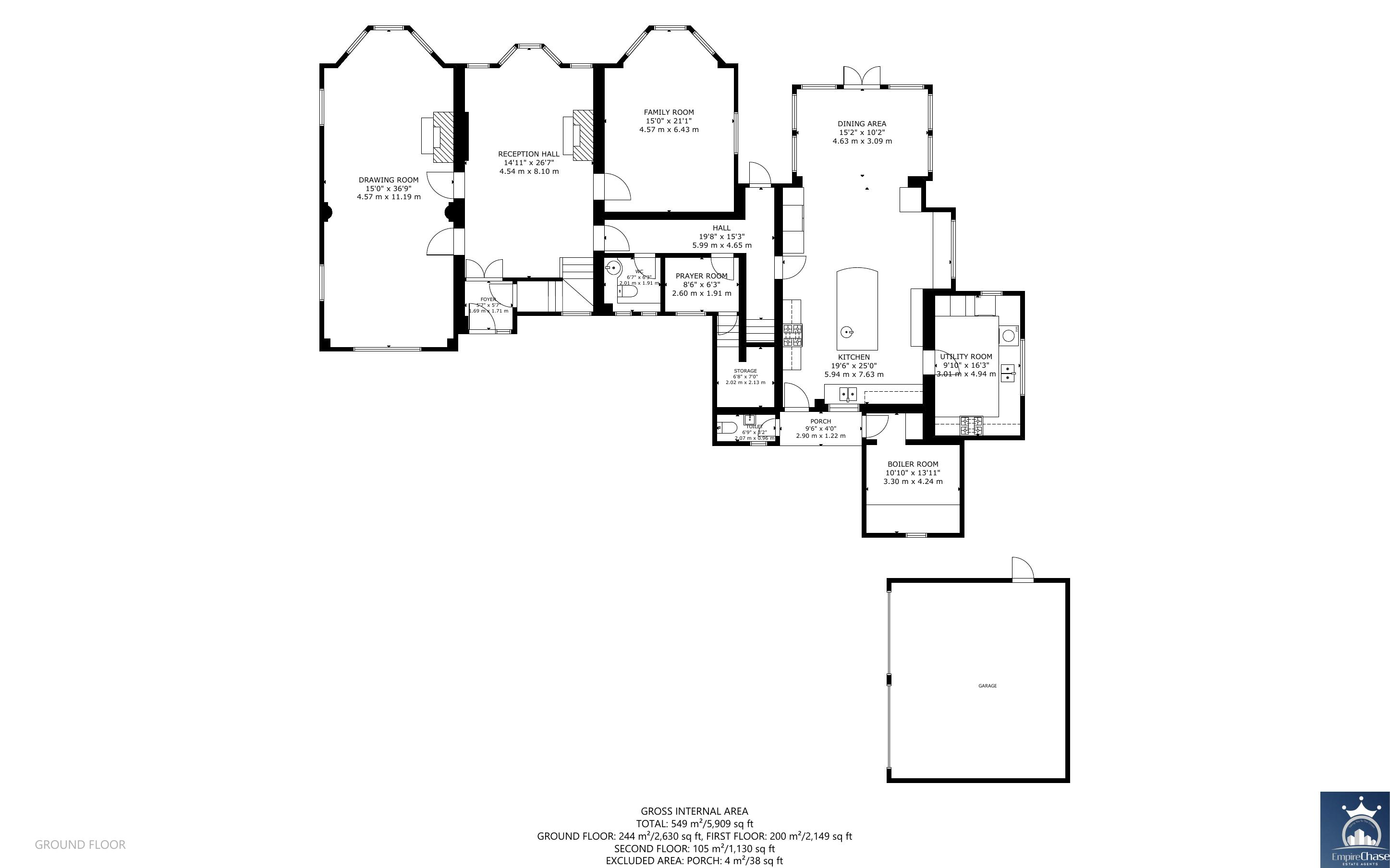 Mount Park Road, Harrow on the Hill, North West London floorplan