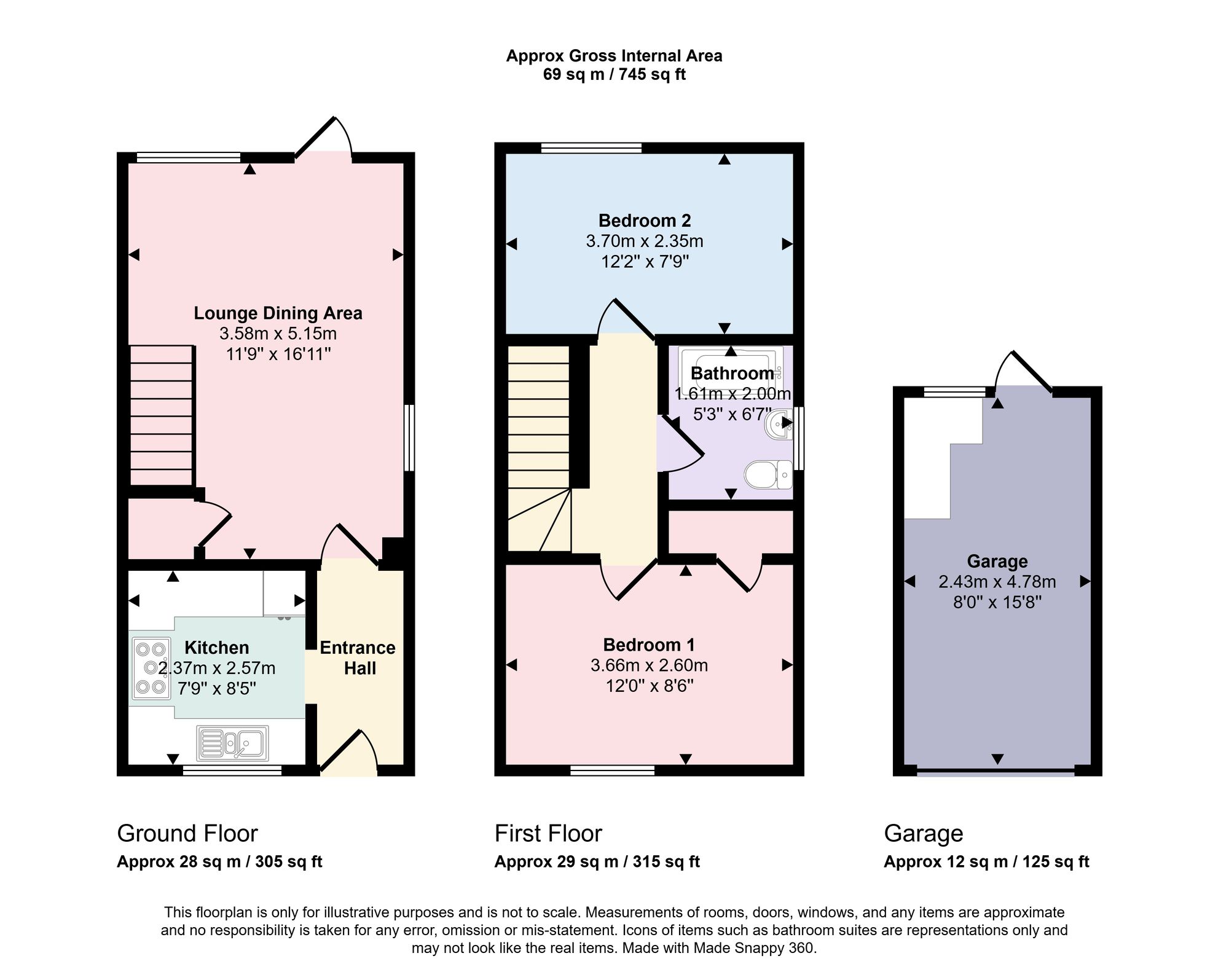 37 Chase Farm Close, Southampton floorplan