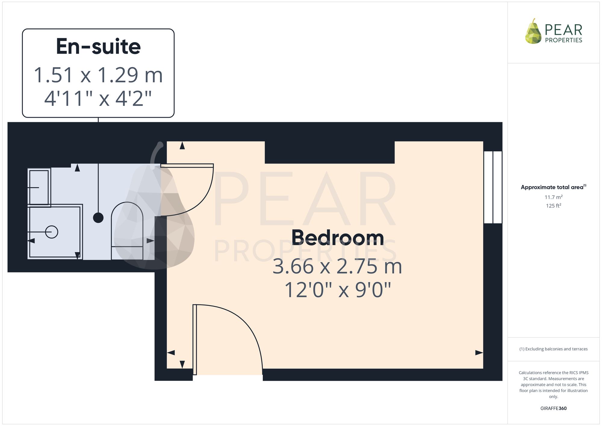 Room 4 52, Ashdown Road, Worthing floorplan