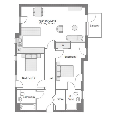 11 Aspdin House,, Bazley Close, Kent floorplan
