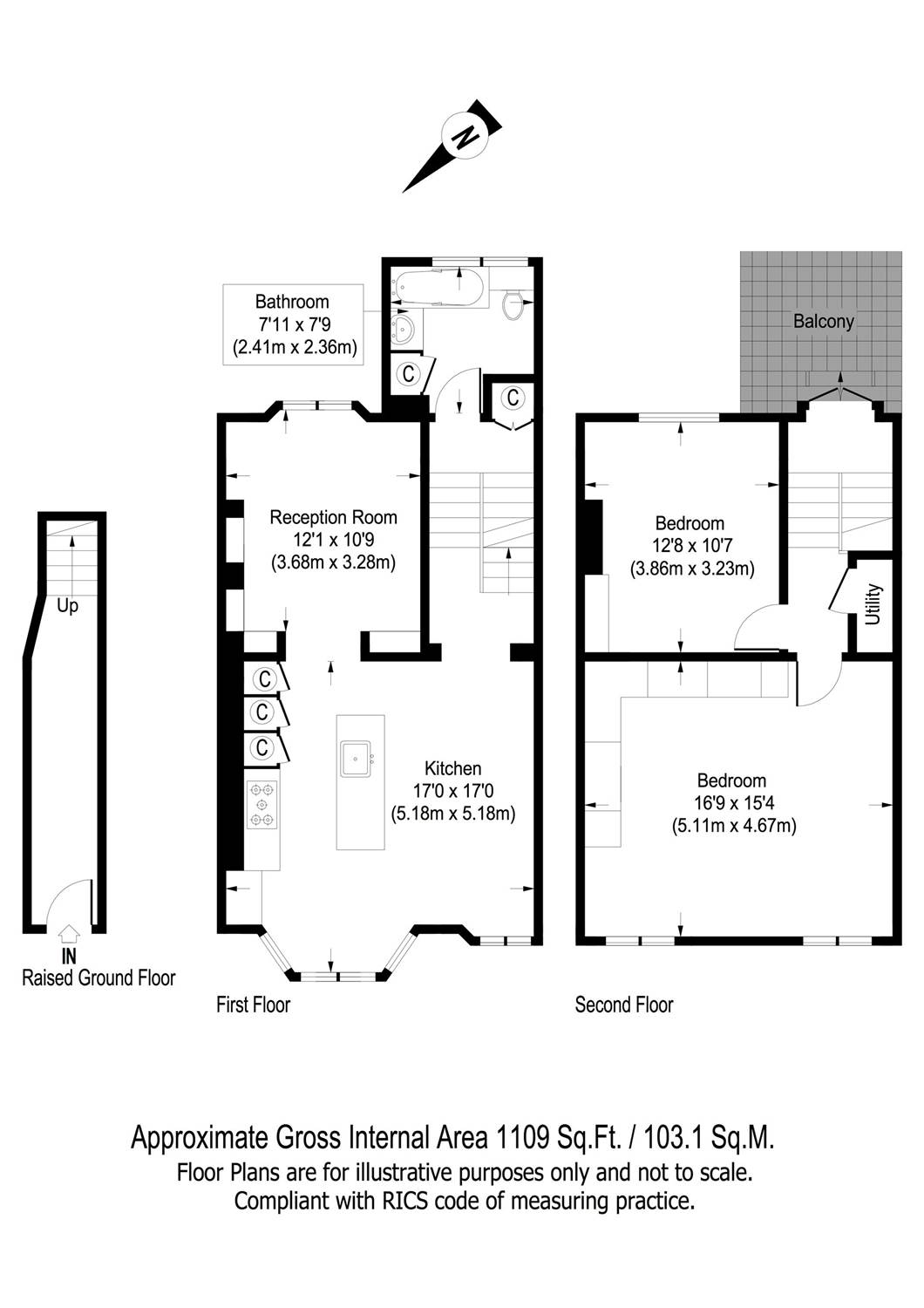 2 Bedrooms Flat to rent in Lancaster Road, London W11