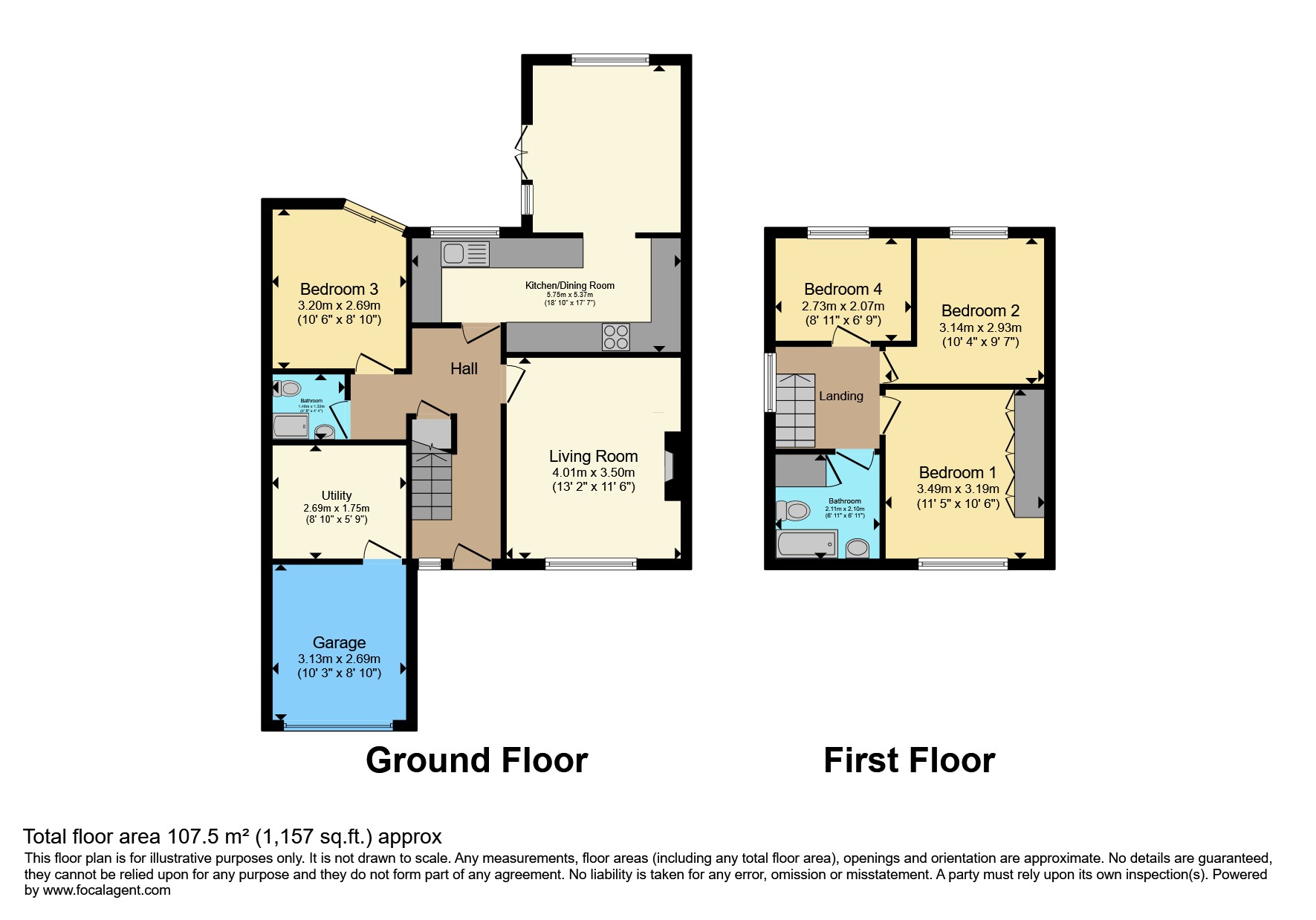71, Moss Shaw Way, Radcliffe floorplan