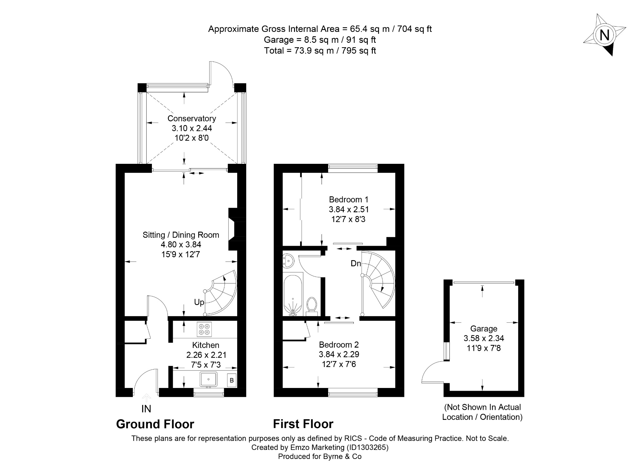 8 Grebe Close, Portchester, Fareham floorplan