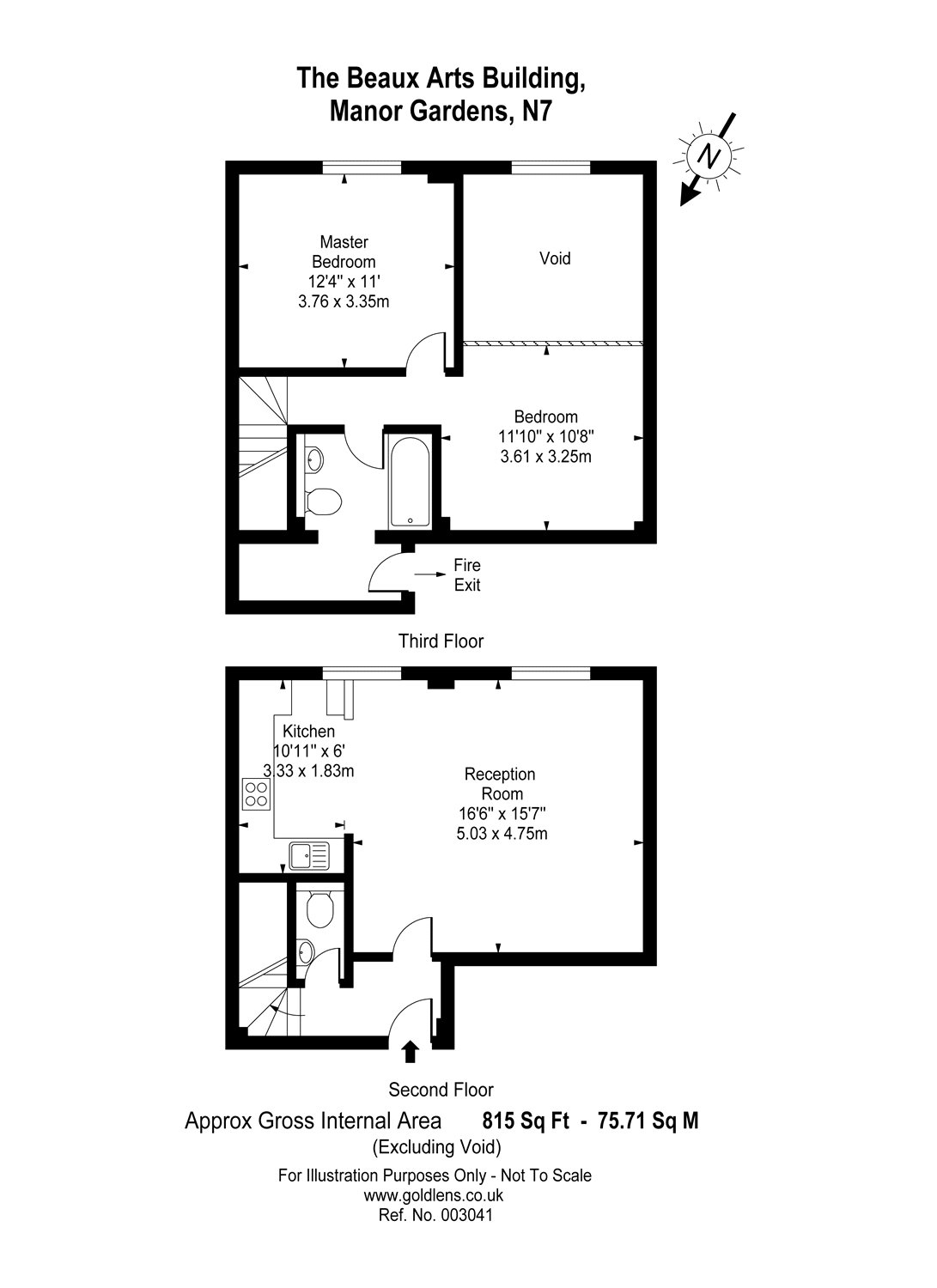 1 Bedrooms Flat to rent in The Beaux Arts Building, 10-18 Manor Gardens, London N7