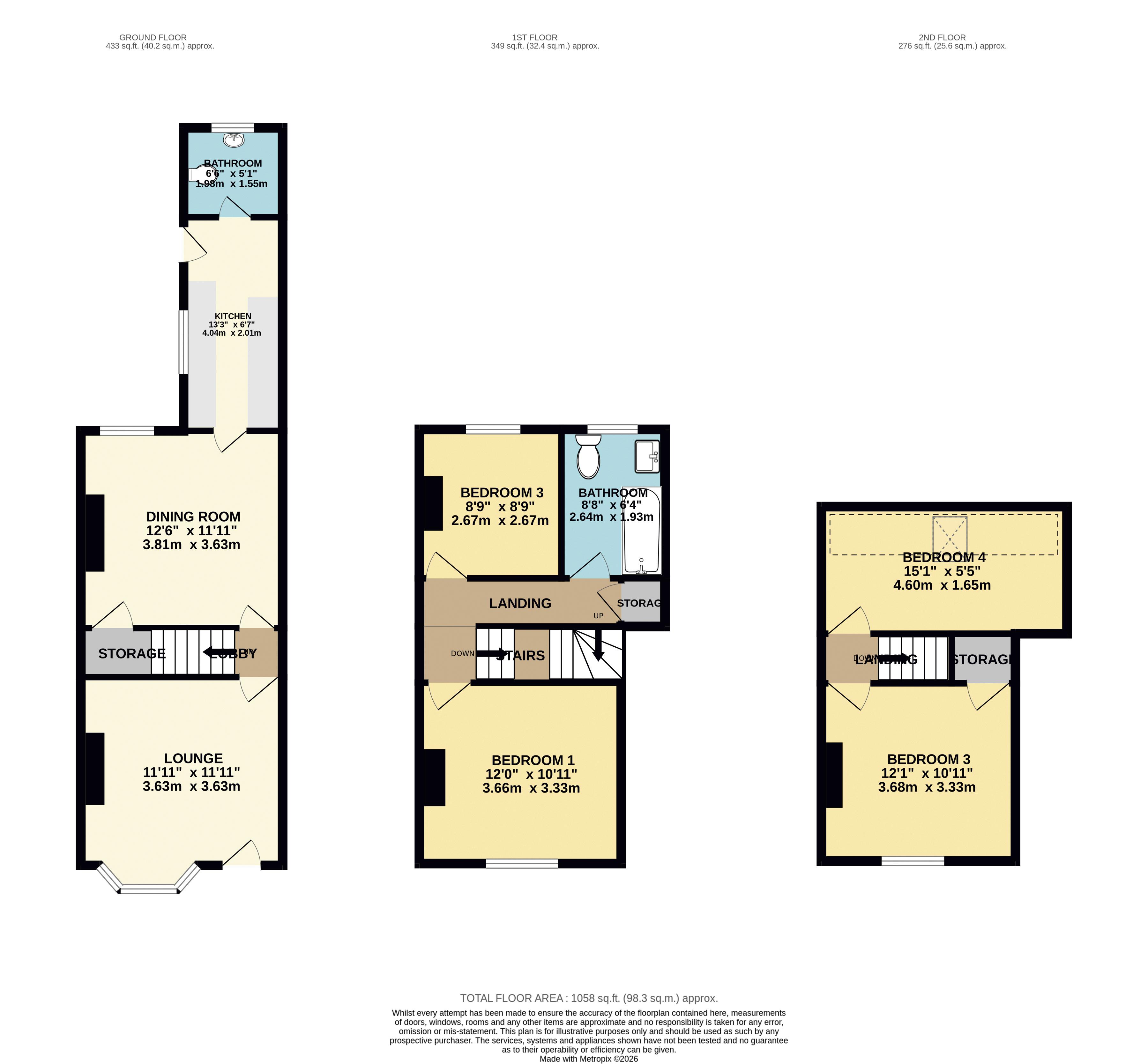 22, Cromwell Street, Lincoln floorplan