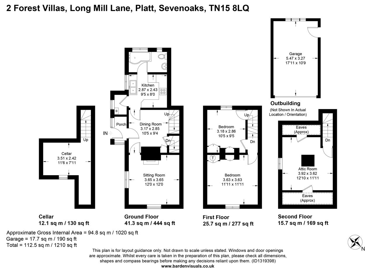 2, Forest Villas, Seavenoaks floorplan