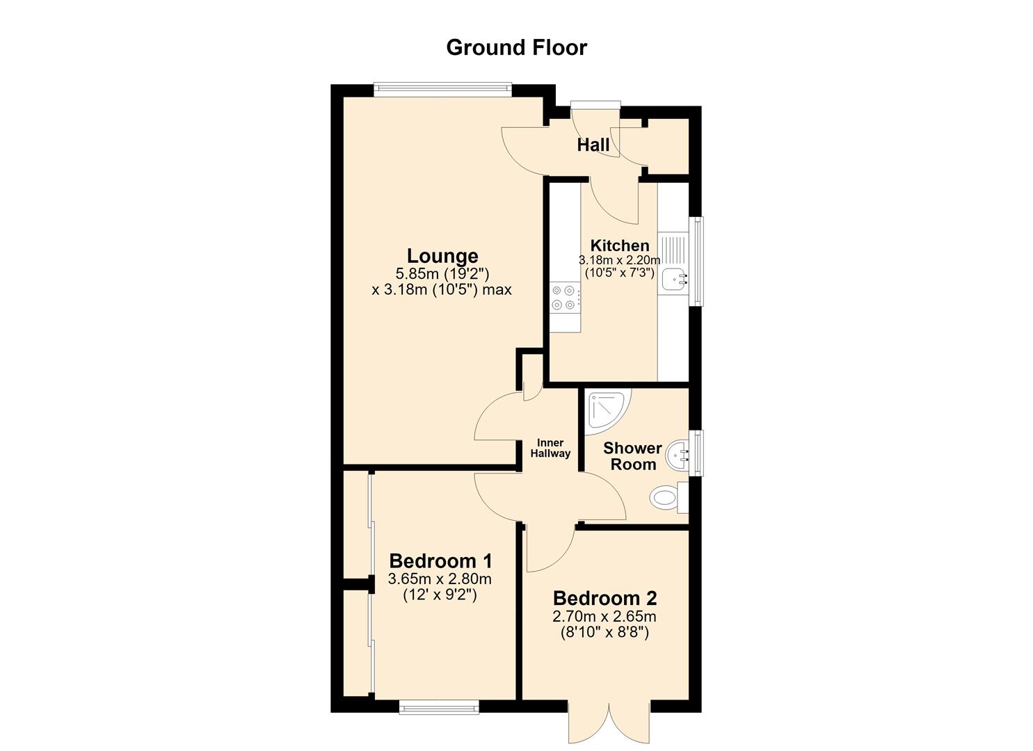 10, Peckforten Close, Hull floorplan