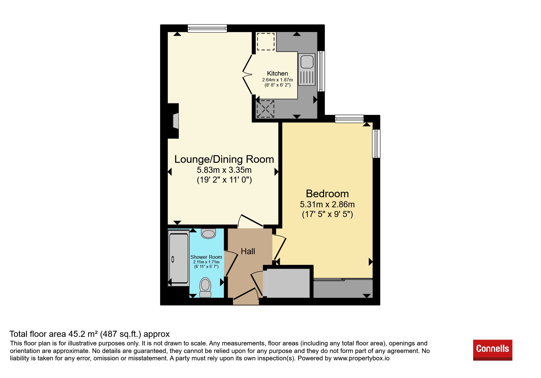 49, Rowleys Court, Sandhurst Street, Leicester floorplan
