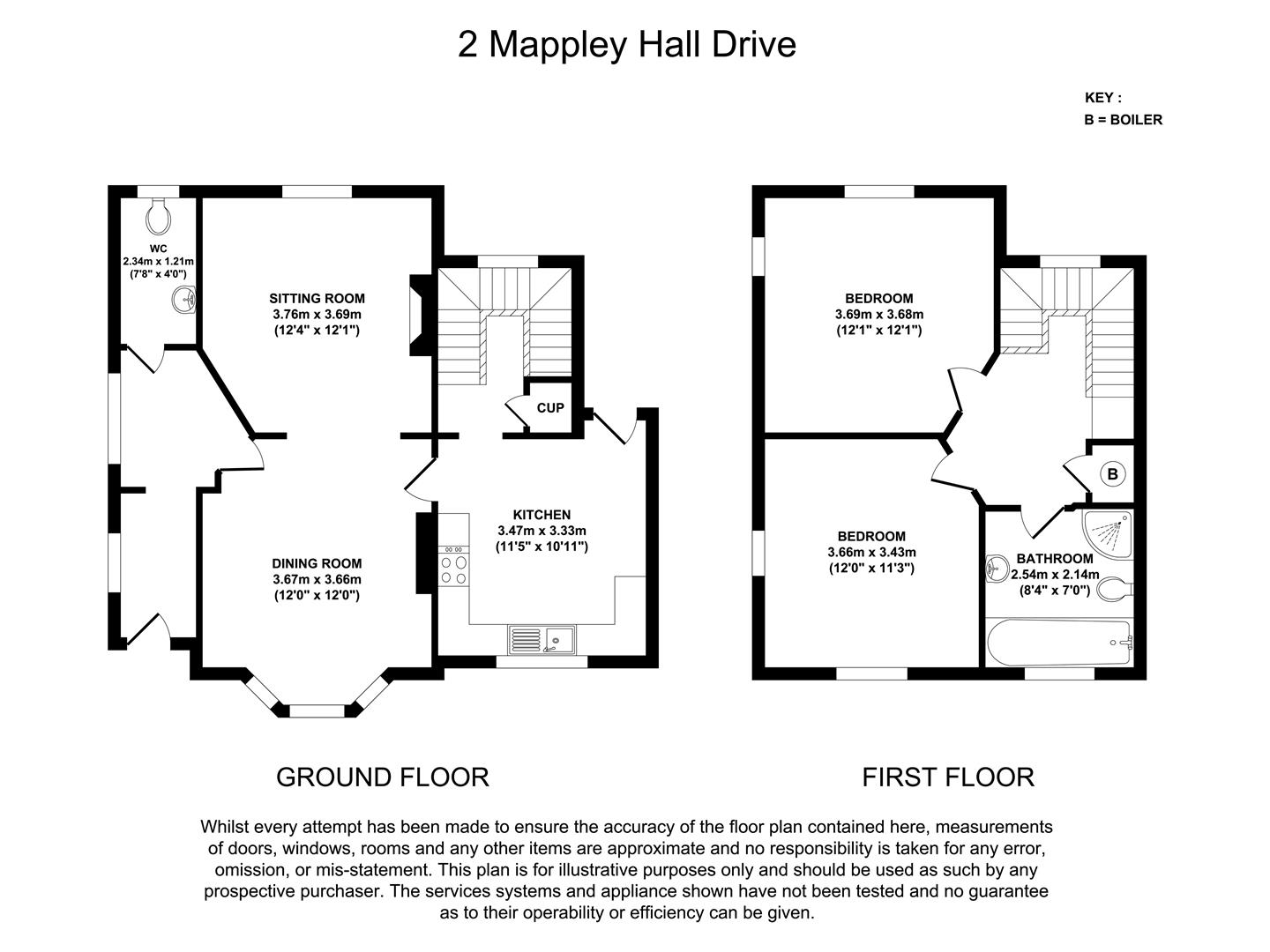 Mapperley Hall Drive, Mapperley Park, Nottingham NG3, 2 bedroom