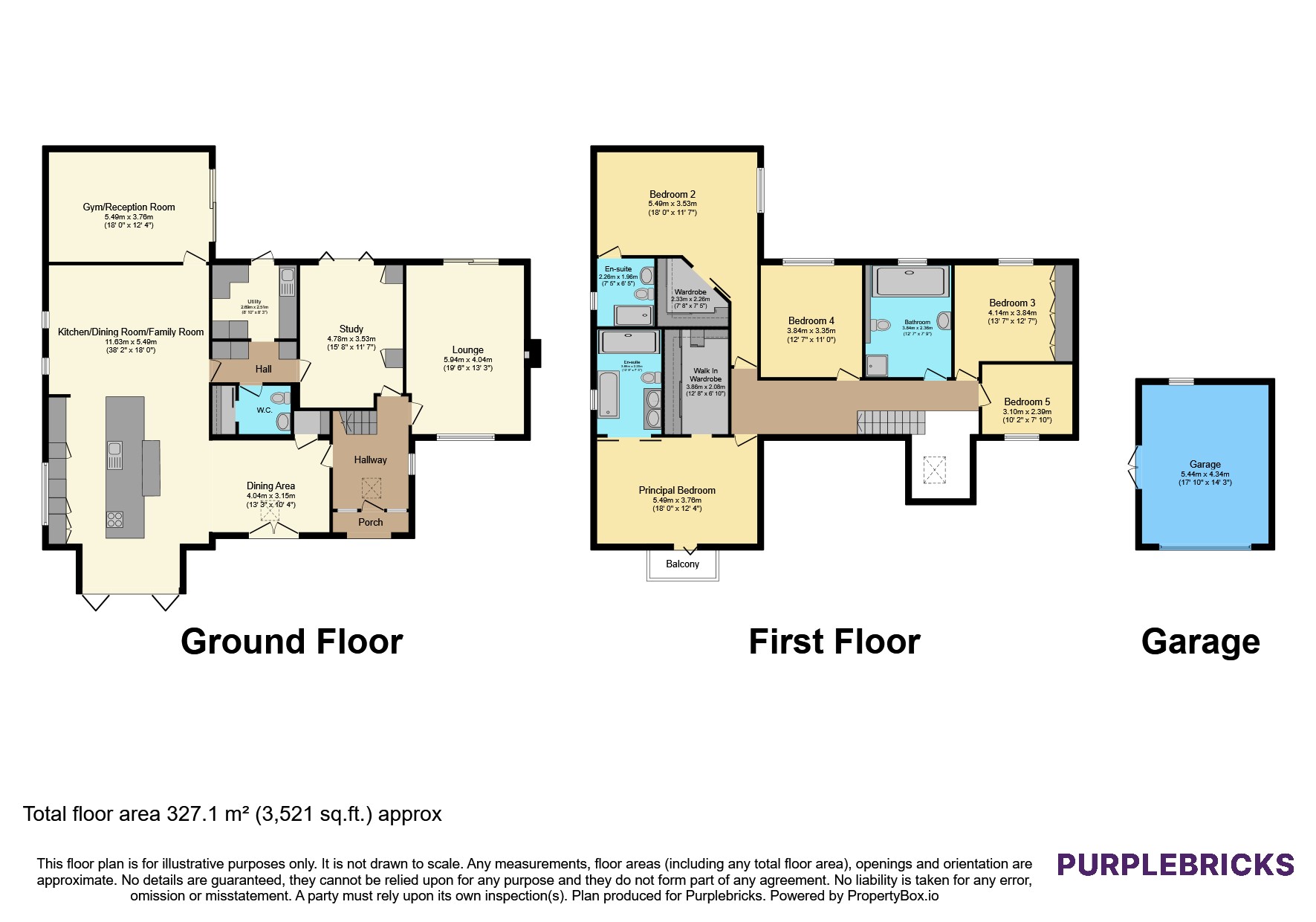 3, Ashworth Close, Bowdon floorplan