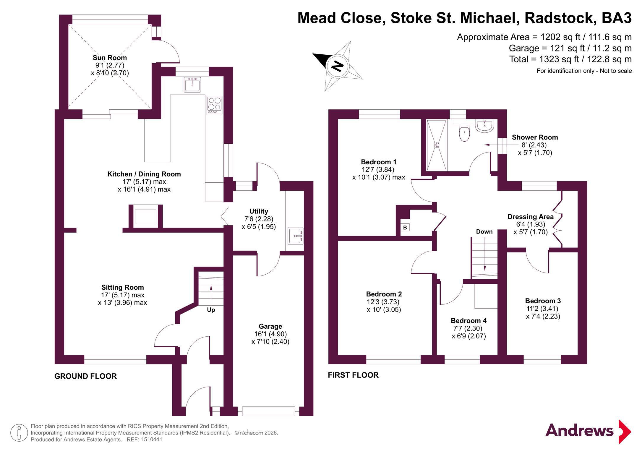 8, Mead Close, Radstock floorplan
