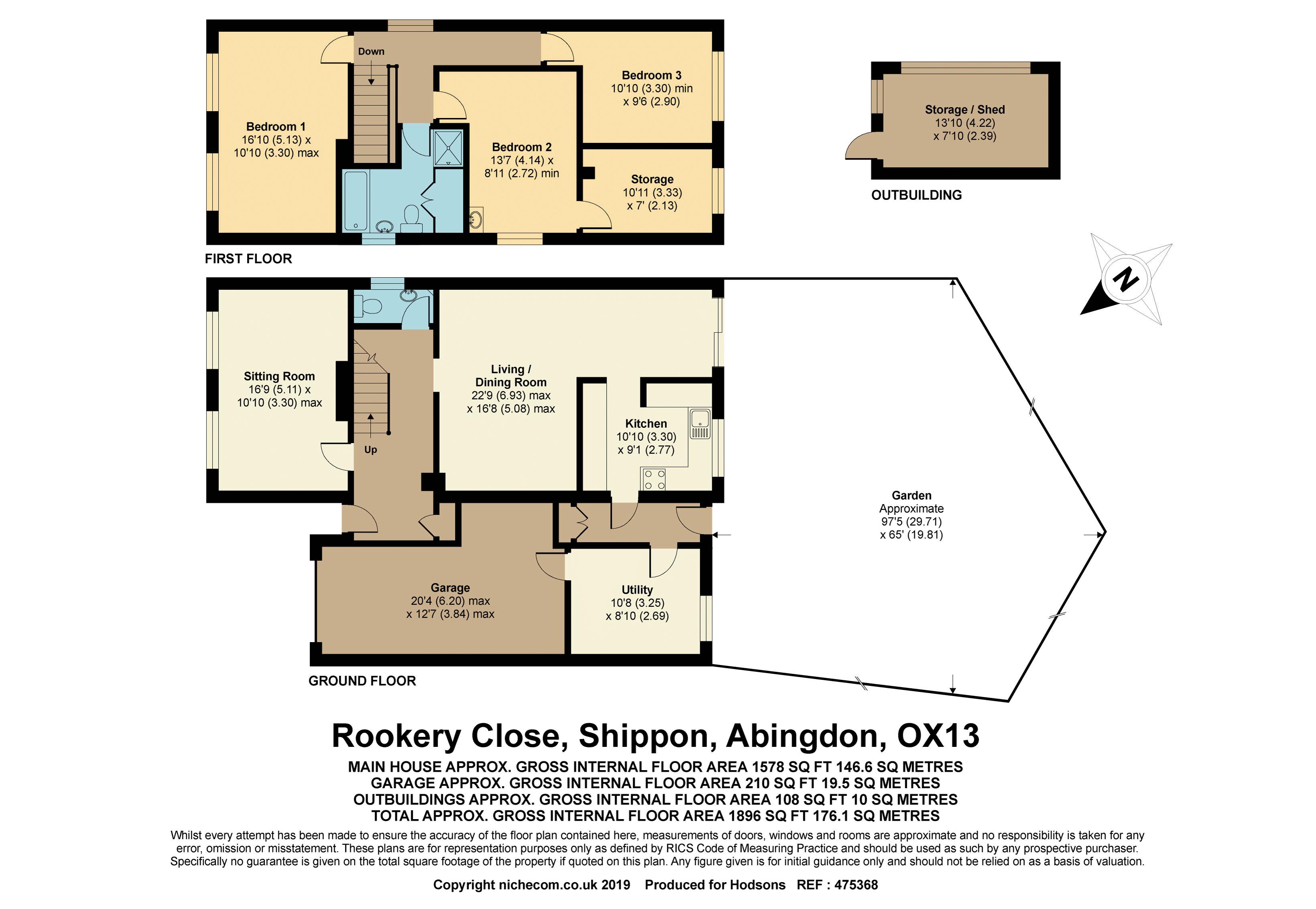 4 Bedrooms Detached house for sale in Rookery Close, Shippon, Abingdon OX13