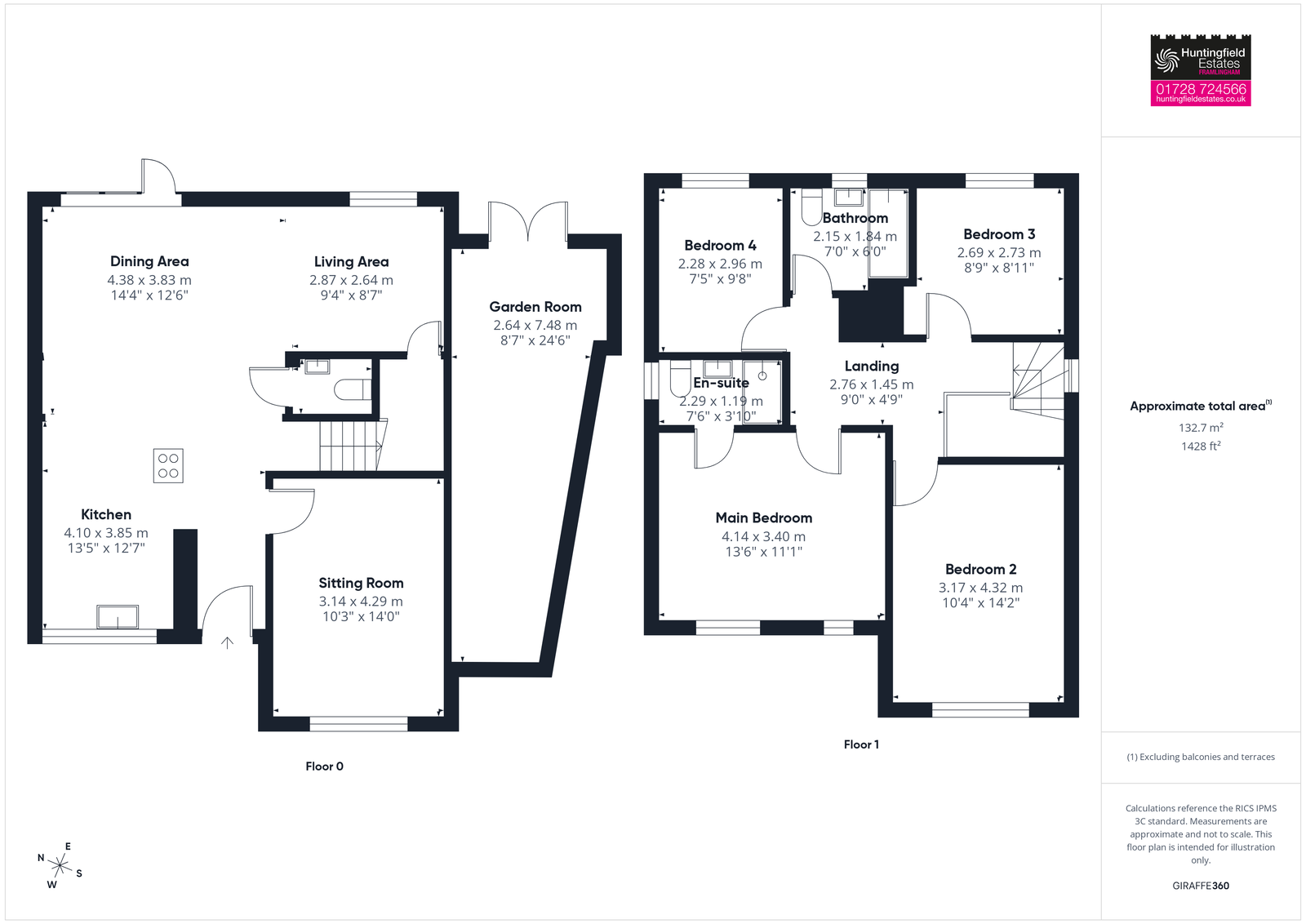 17, Hitcham Road, Woodbridge floorplan