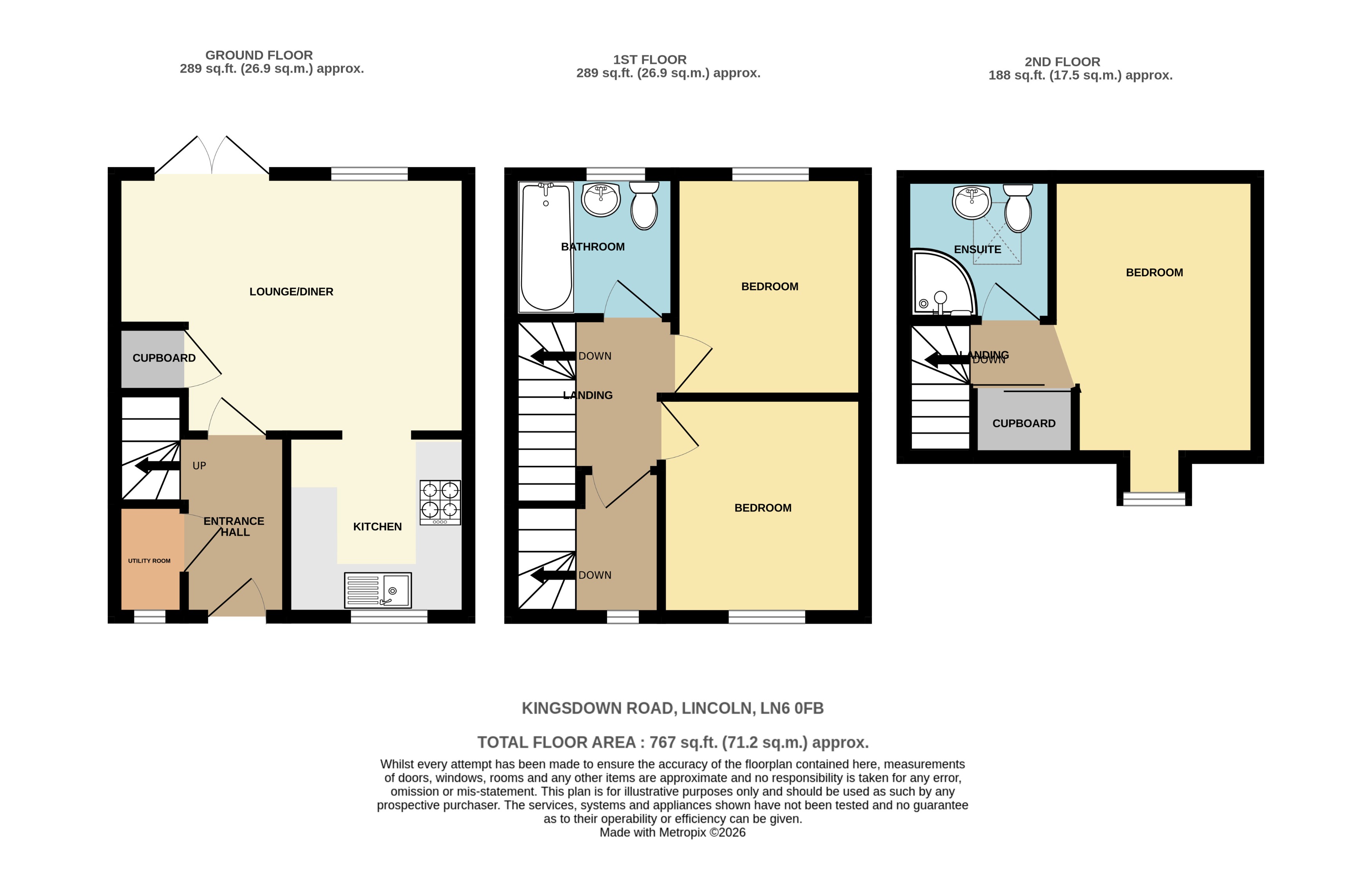 44, Kingsdown Road, Lincoln floorplan