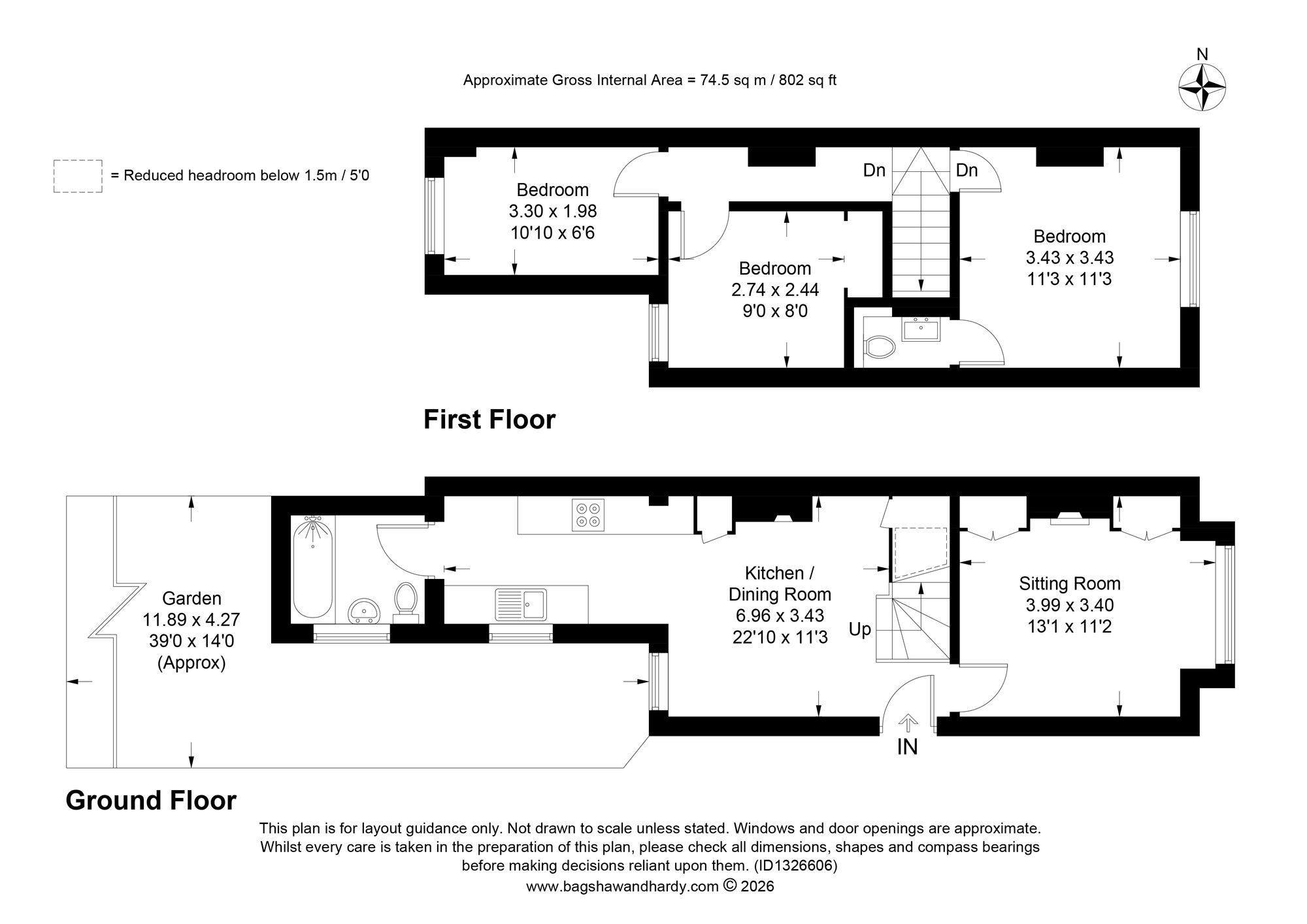 7 Denbigh Road, Tunbridge Wells floorplan
