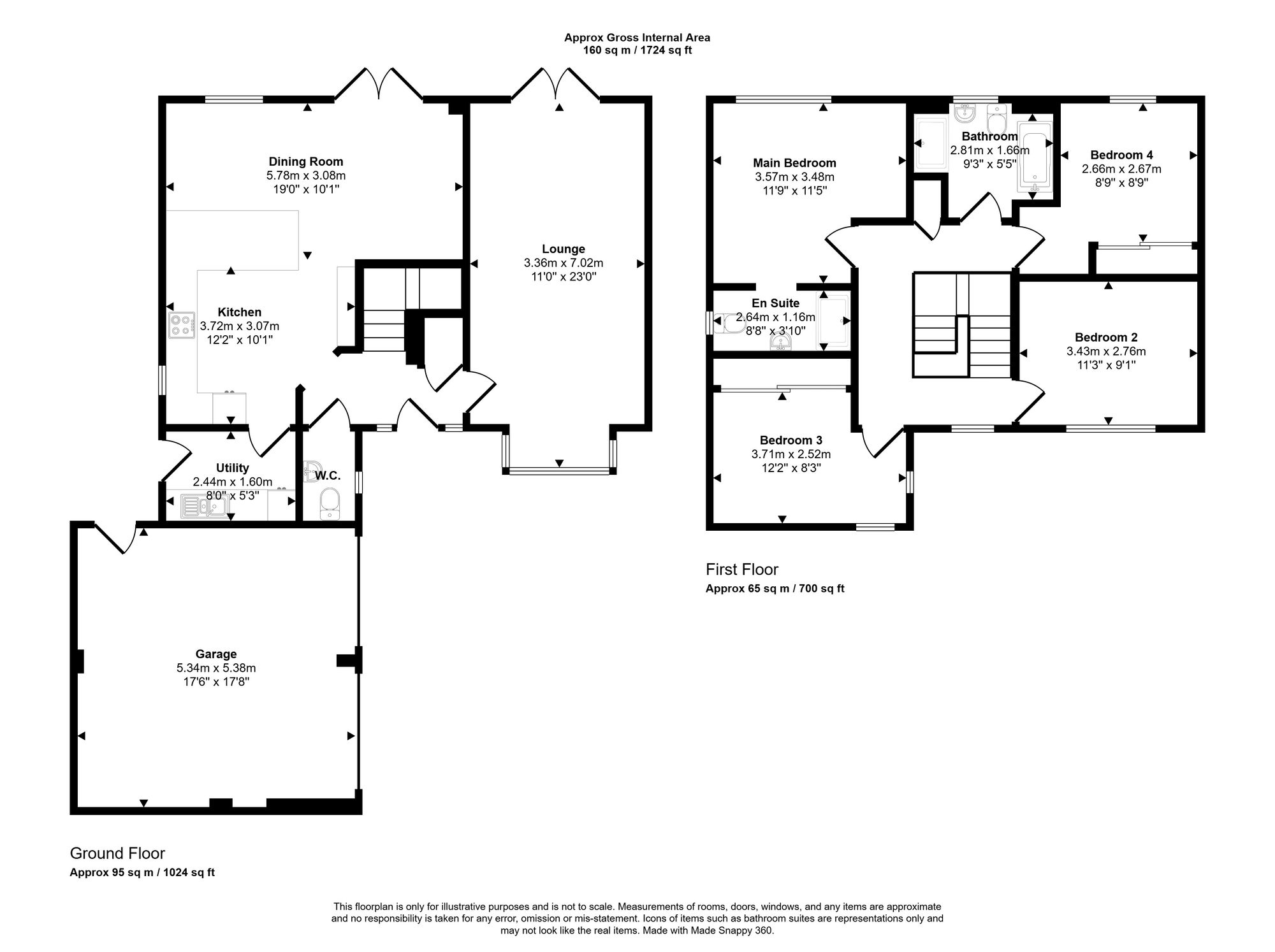 7 Greenwood Close, Wigan floorplan