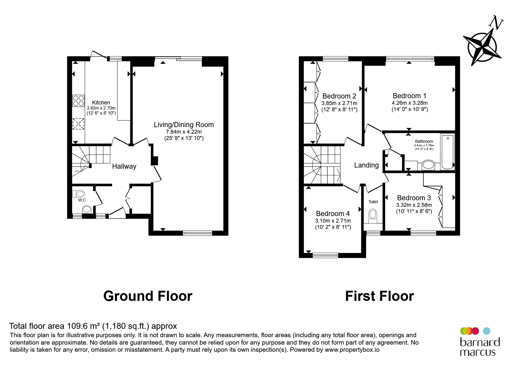 14, Tudor Court, Castle Way, Feltham floorplan