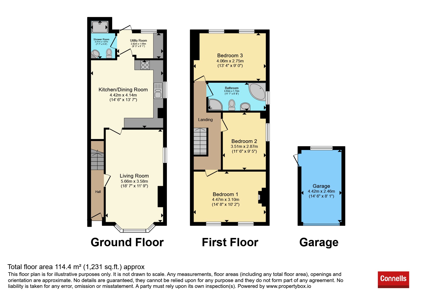 62, Bedford Road, Bedford floorplan