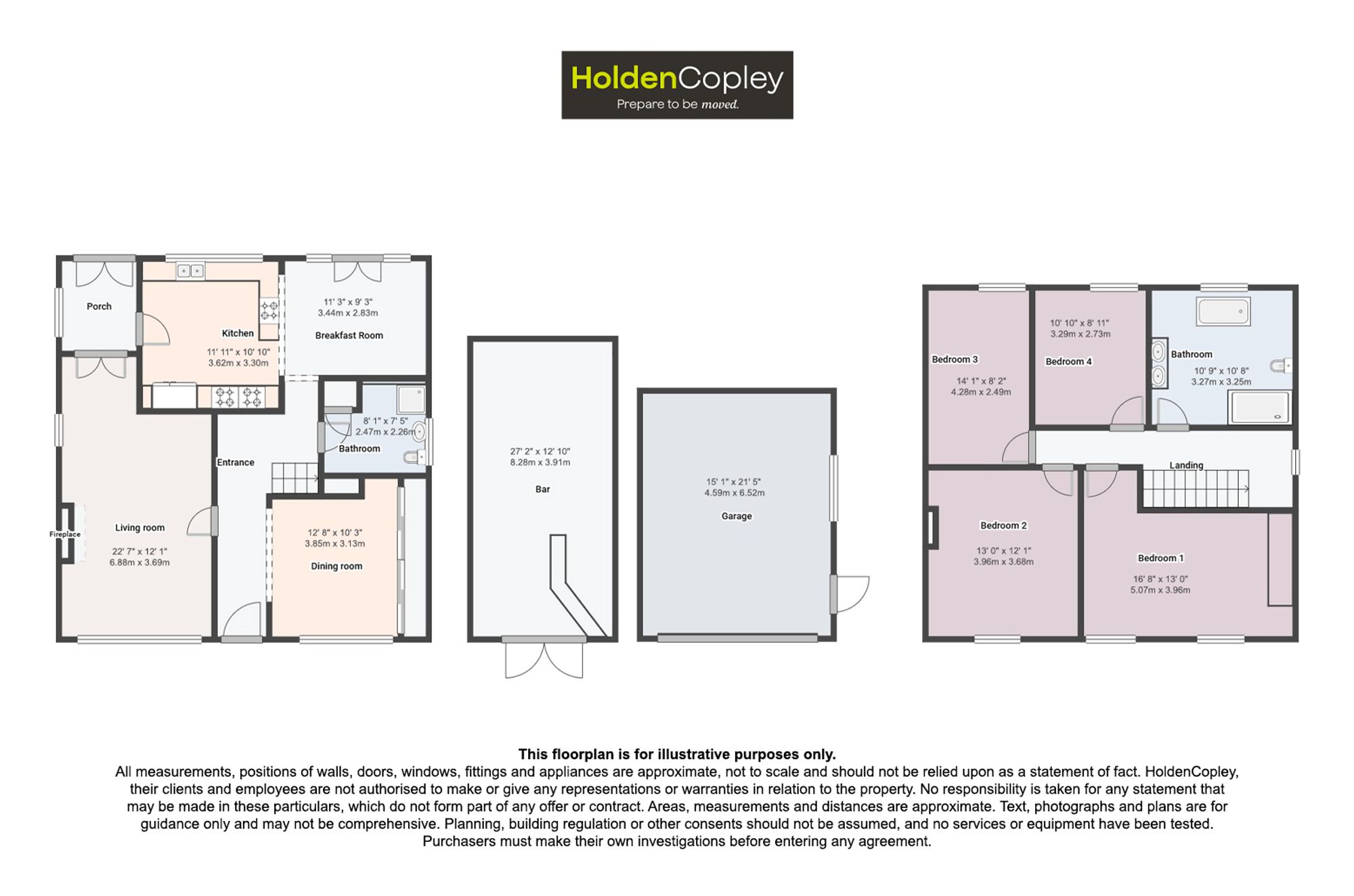 52 Poplar Grove, Mansfield floorplan
