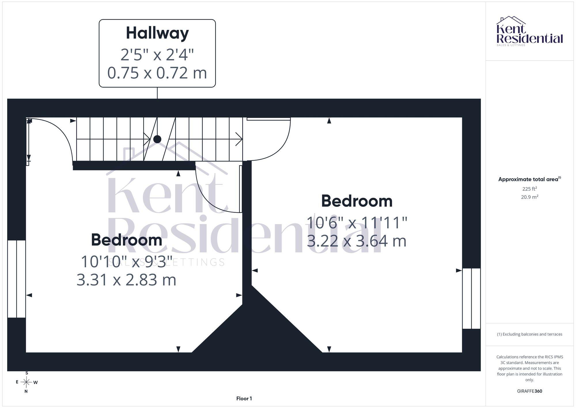 61, New Hythe Lane, Aylesford floorplan