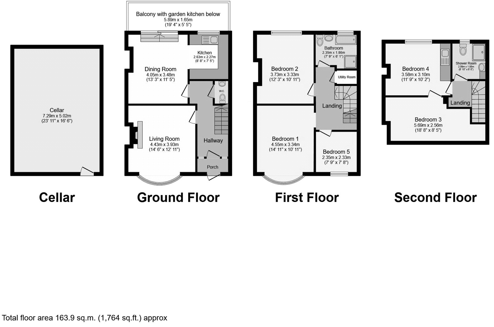32, Grangecliffe Gardens, London floorplan
