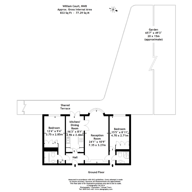 2 Bedrooms Flat to rent in William Court, 6 Hall Road, St Johns Wood, London NW8