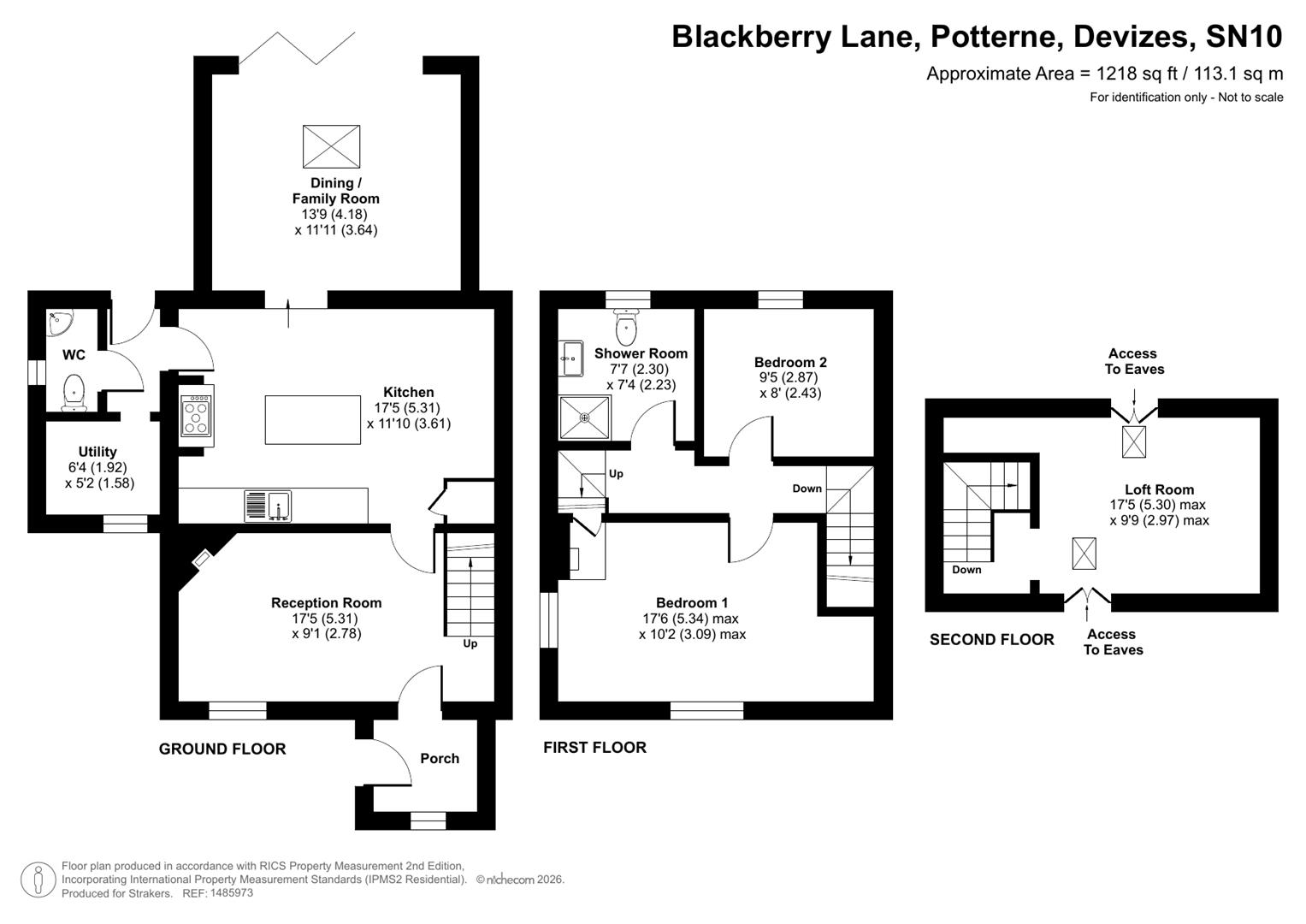 3, Blackberry Lane, Potterne floorplan