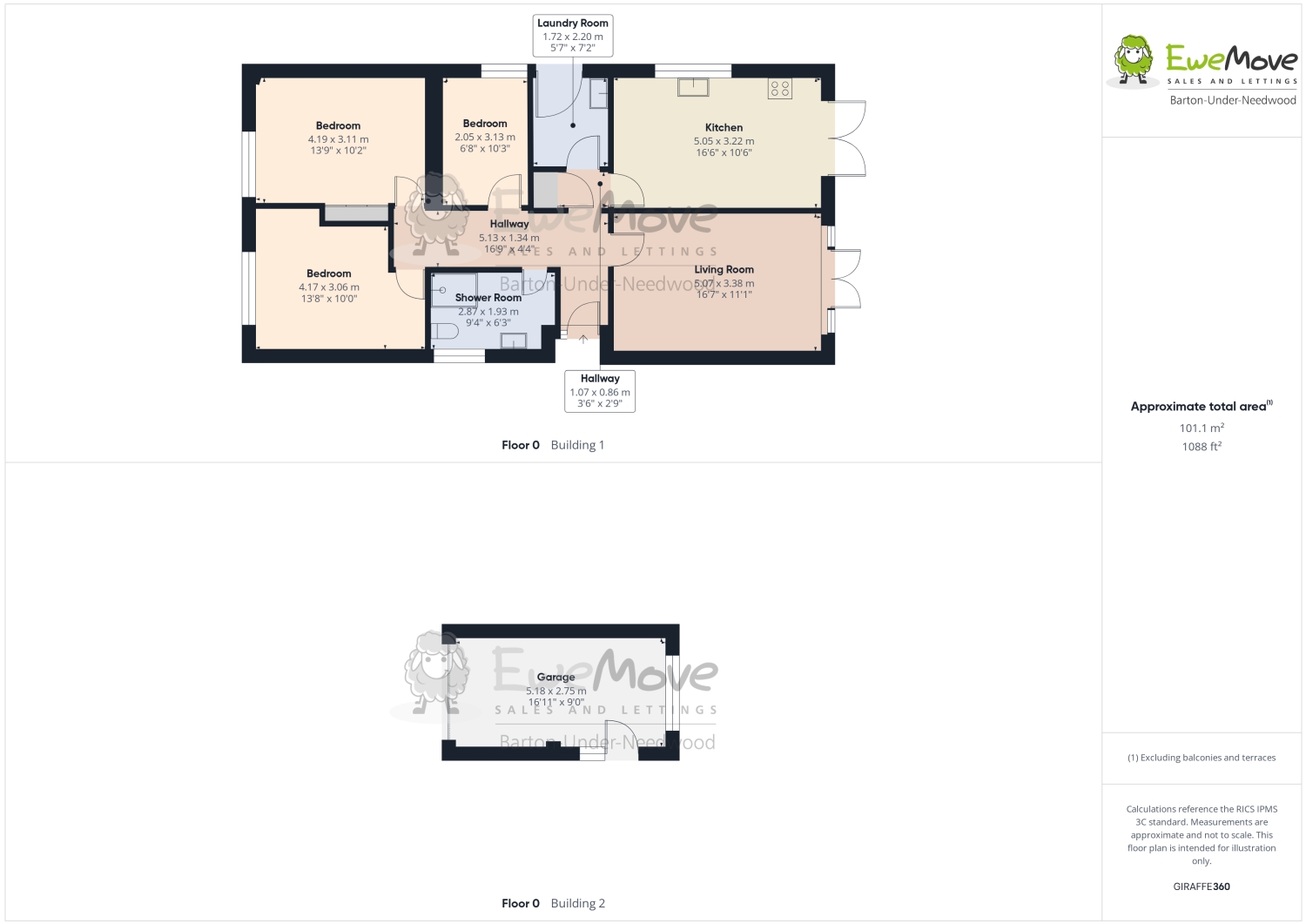 Leicester Road Measham, Swadlincote floorplan