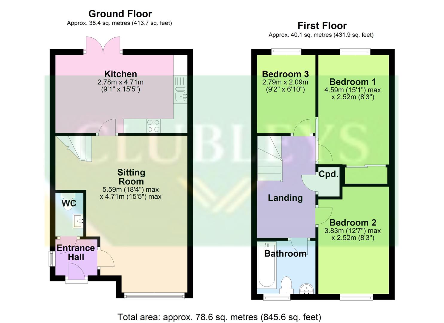 14, Lyon Avenue, Market Weighton floorplan