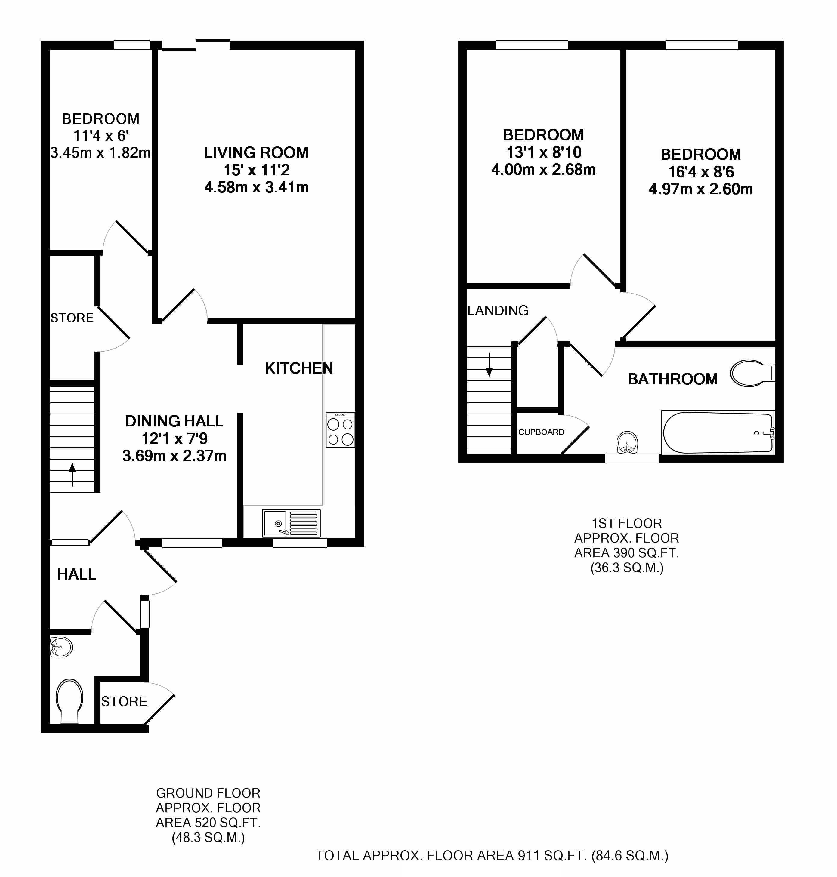 3 Bedrooms Terraced house for sale in Gibson Close, Isleworth TW7