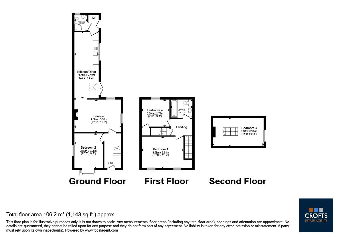 22, Gibraltar Road, Mablethorpe floorplan
