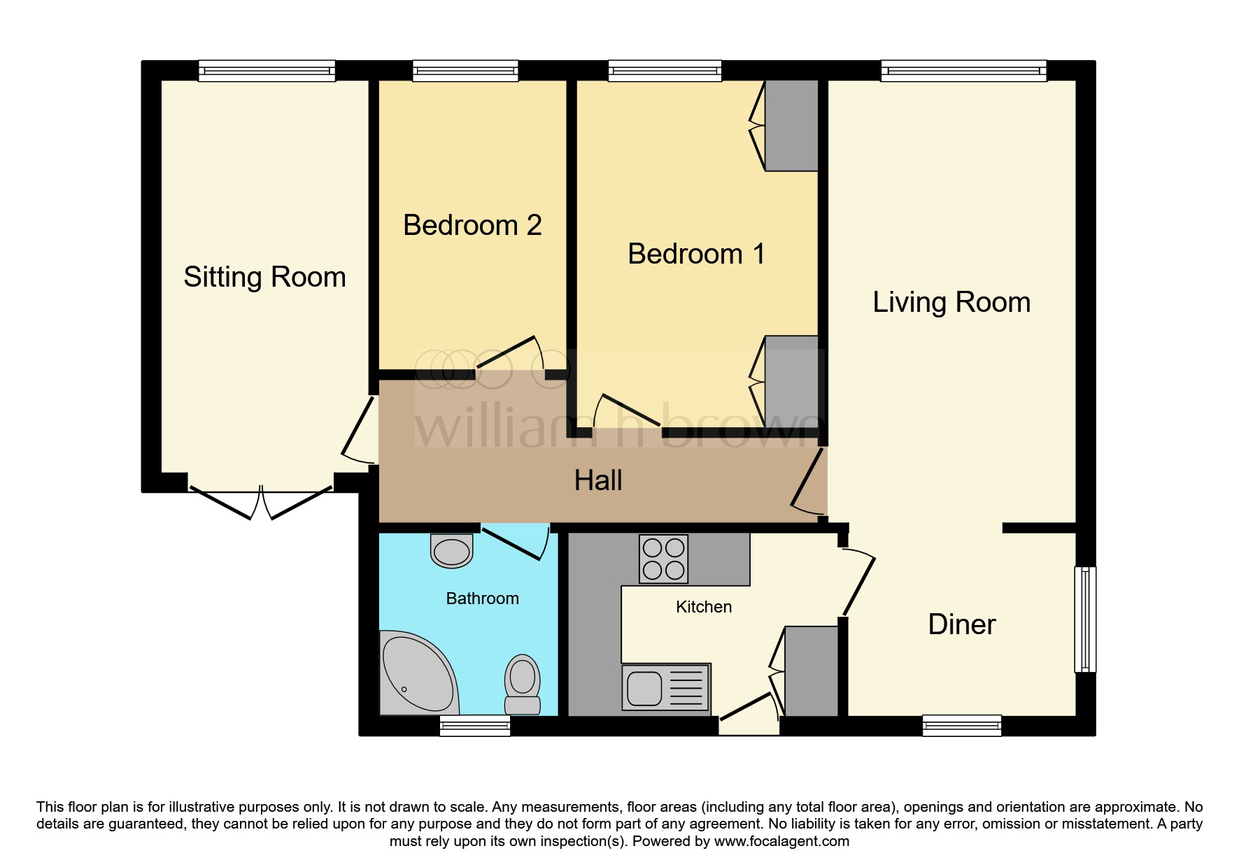 18a, Wooller Road, Bradford floorplan
