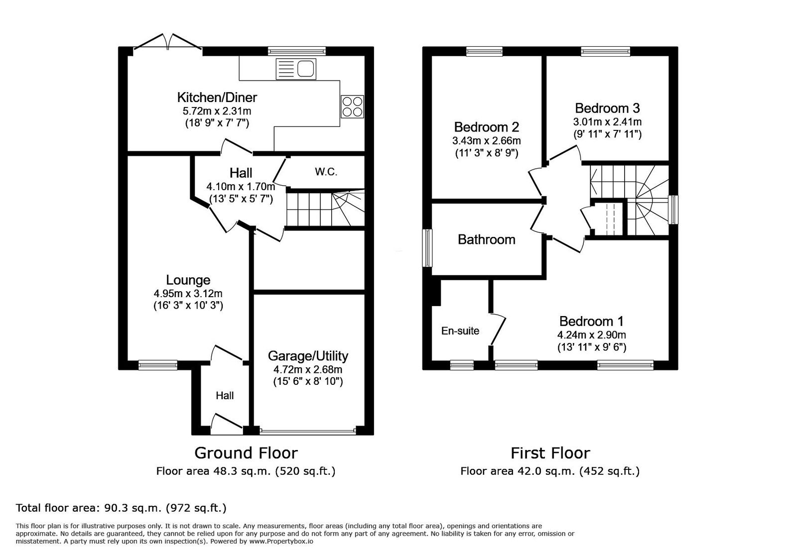 82, Raisbeck Close, Carlisle floorplan