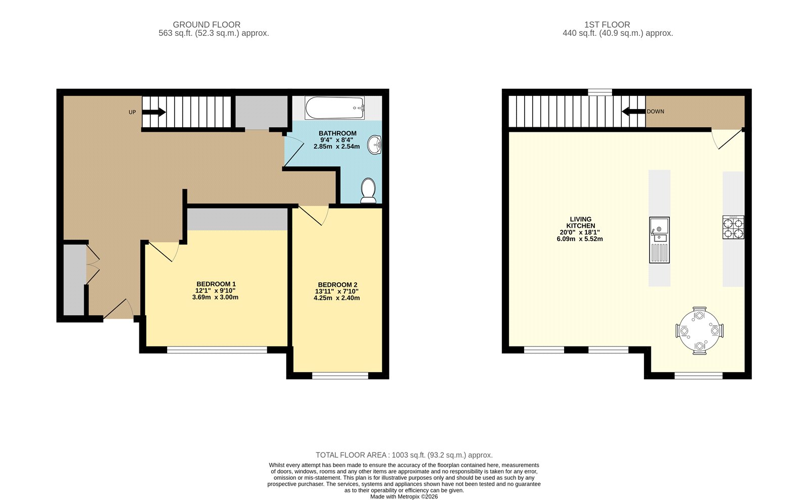 3, The Classrooms, Cleethorpes floorplan