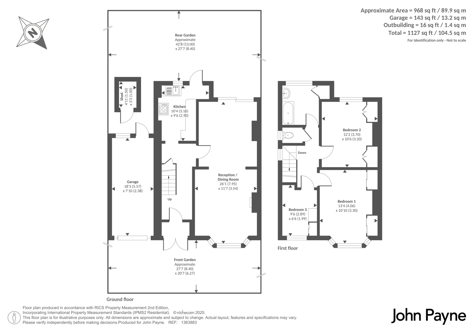 5, Milborough Crescent, Lee floorplan