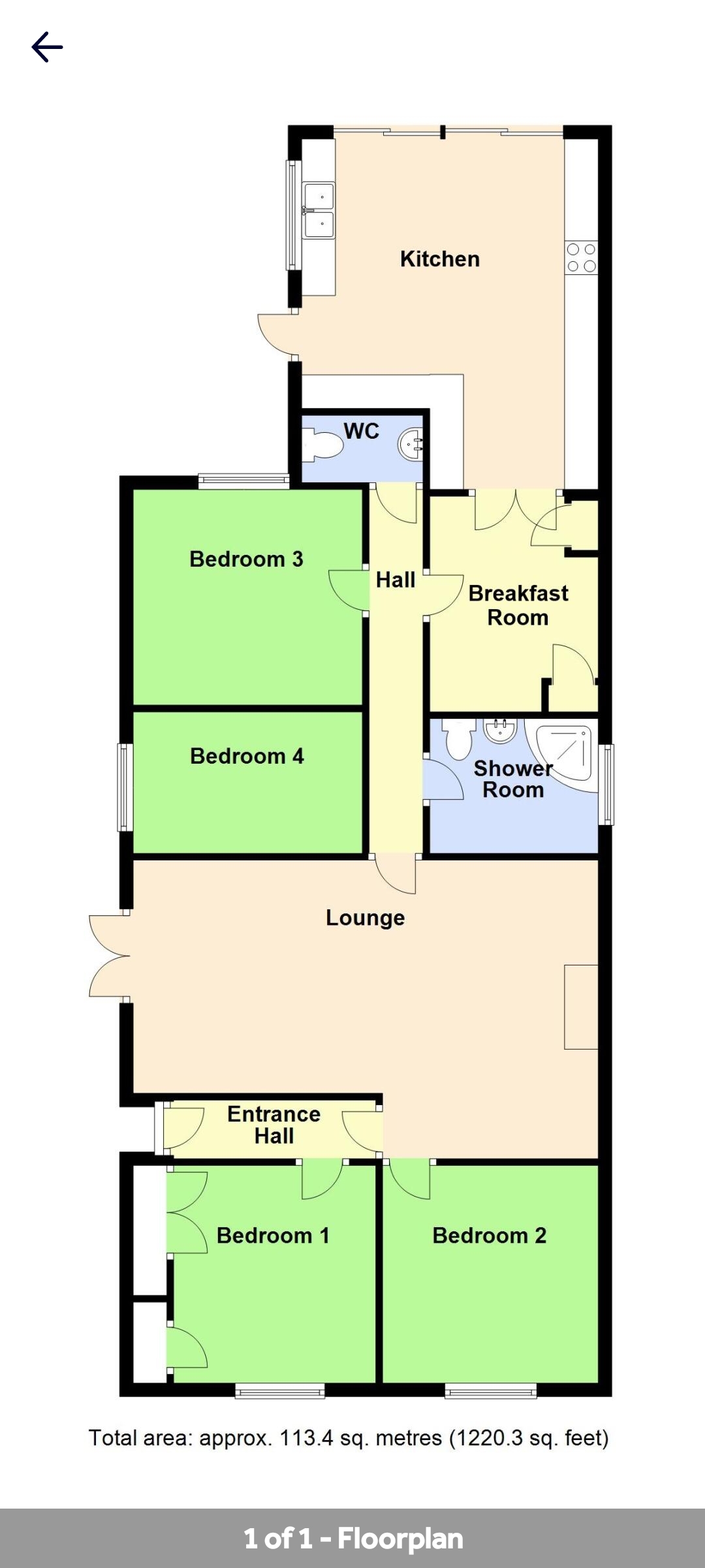 3, Princess Road, Boston floorplan