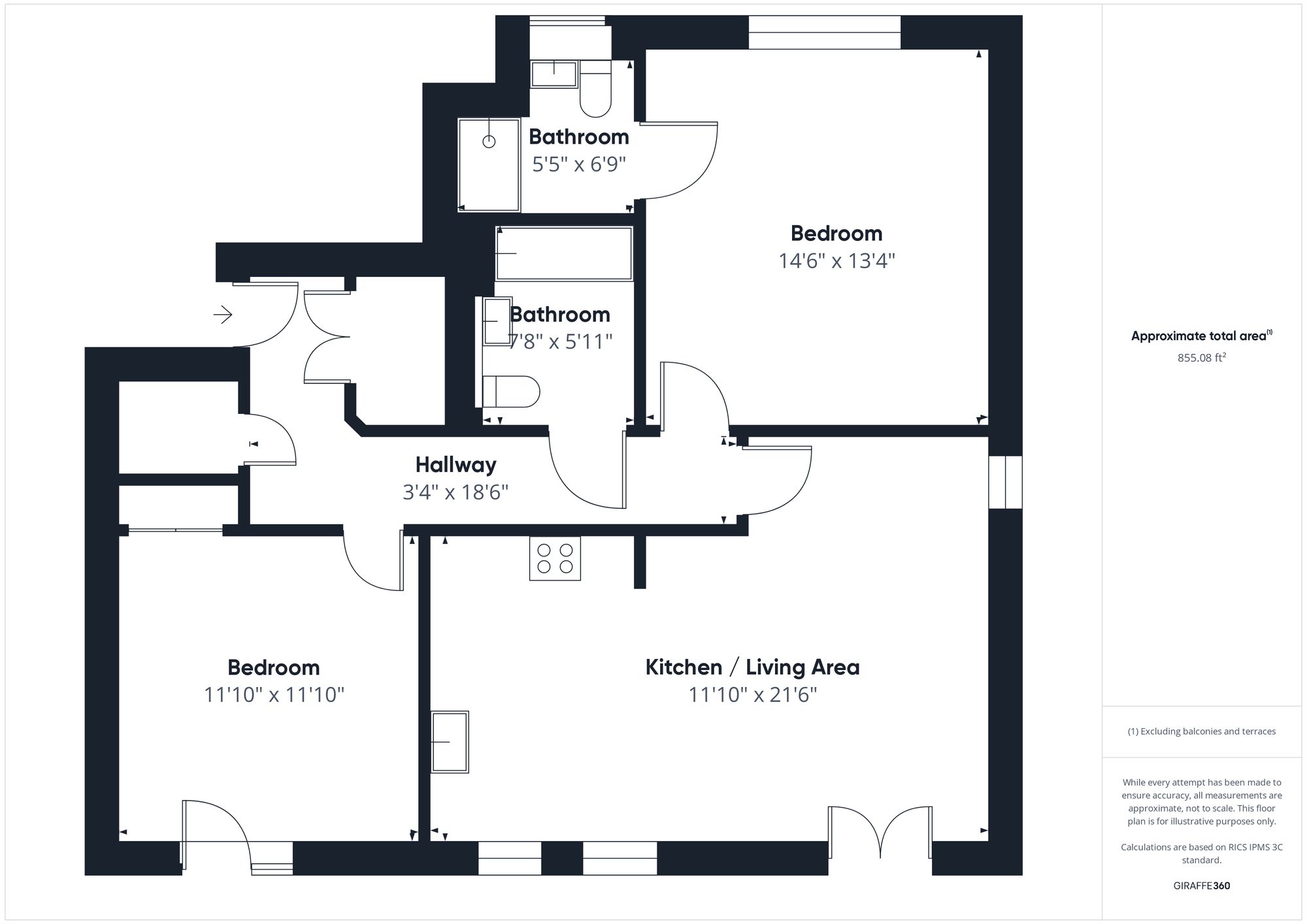 28 Longley Road, Chichester floorplan