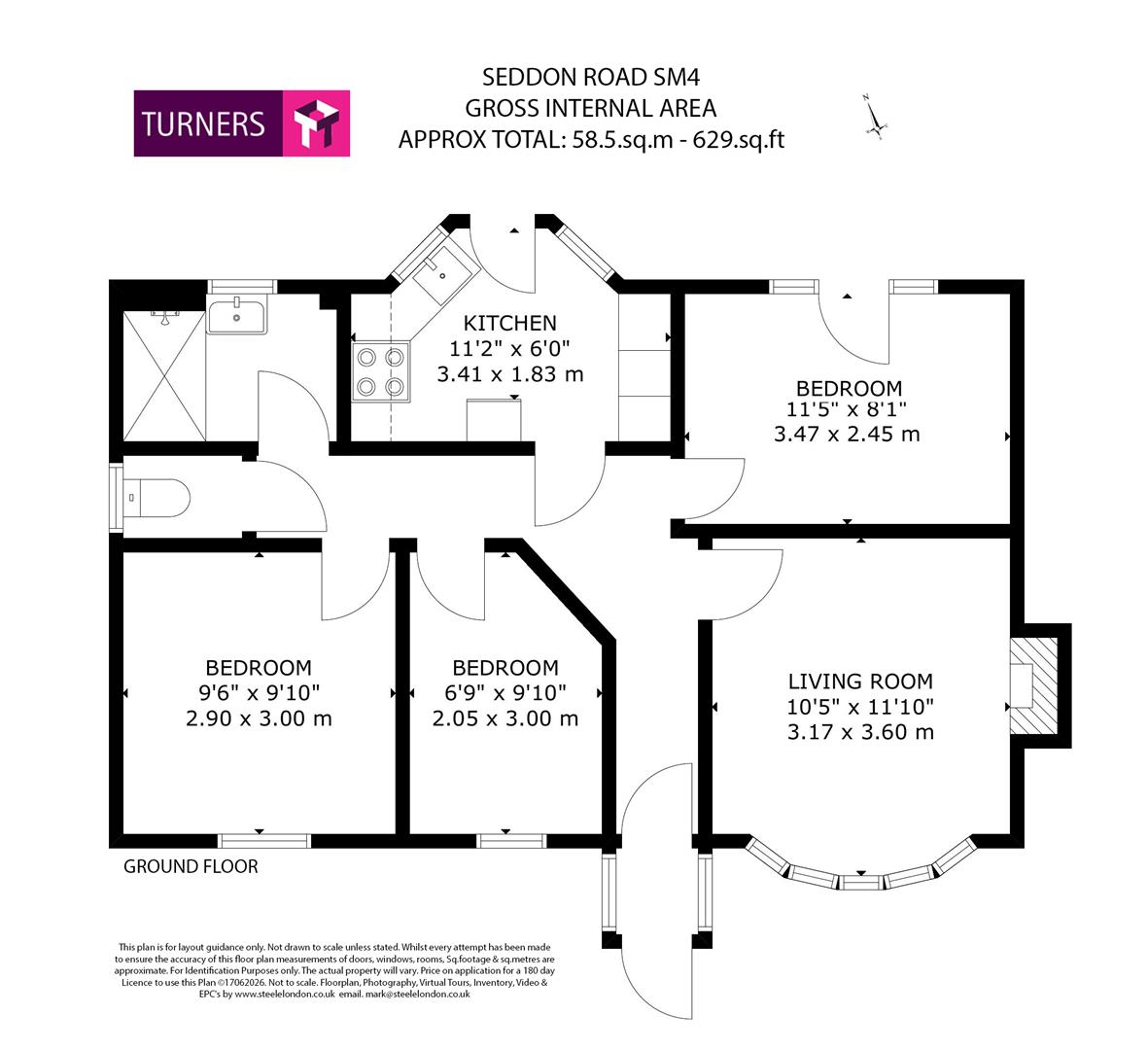 32, Seddon Road, Morden floorplan