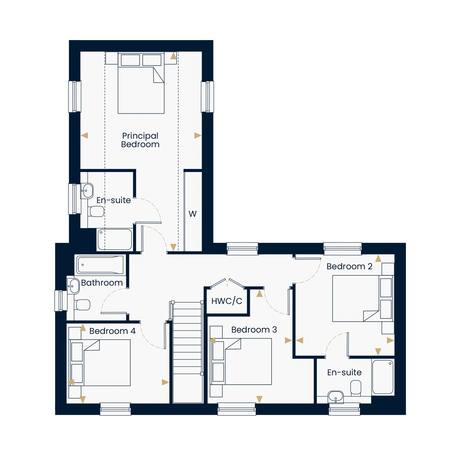 Plot 168 The Chiltern,, Loddon Rise, Loddon floorplan