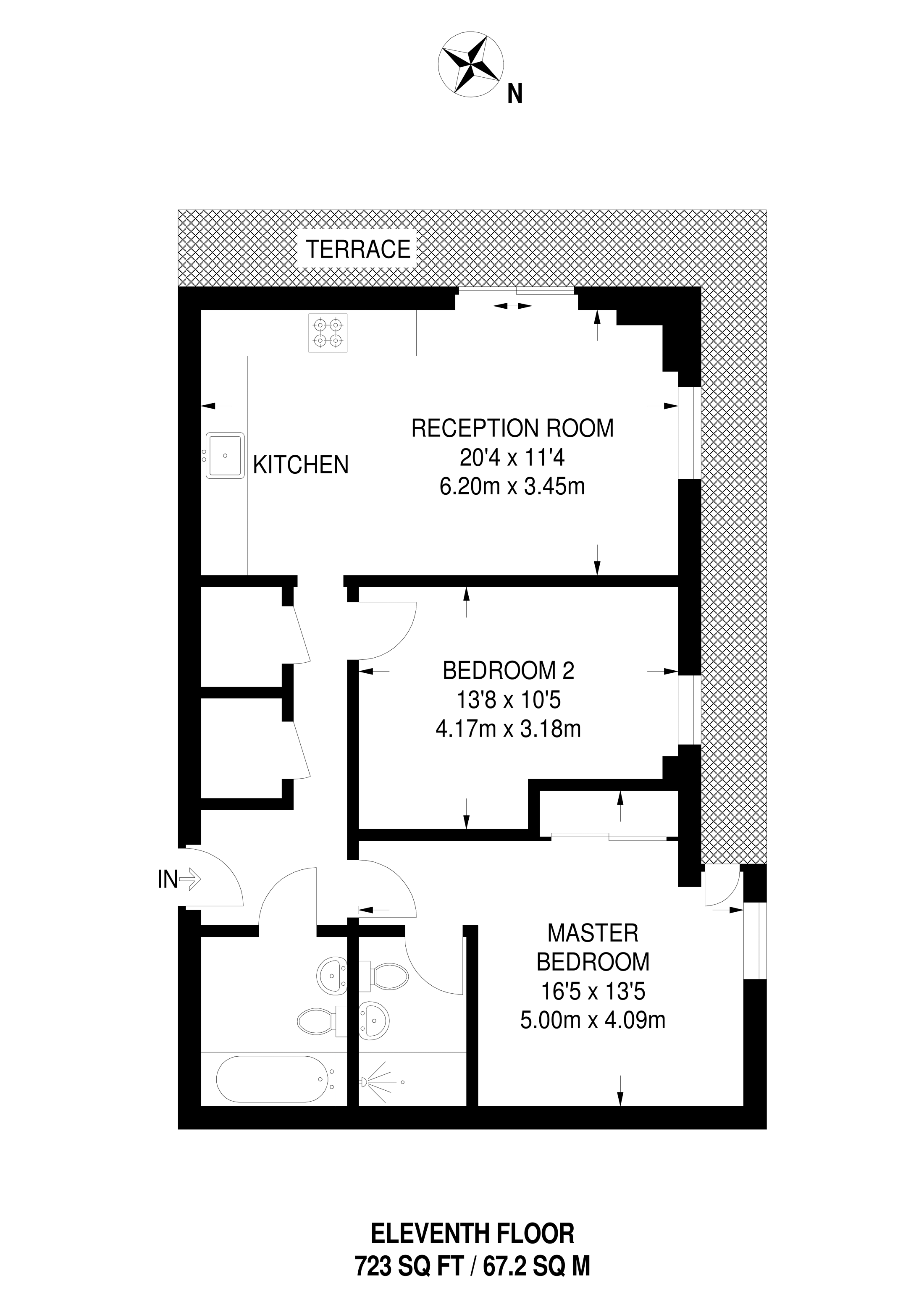 2 Bedrooms Flat to rent in Western Gateway, Royal Docks E16