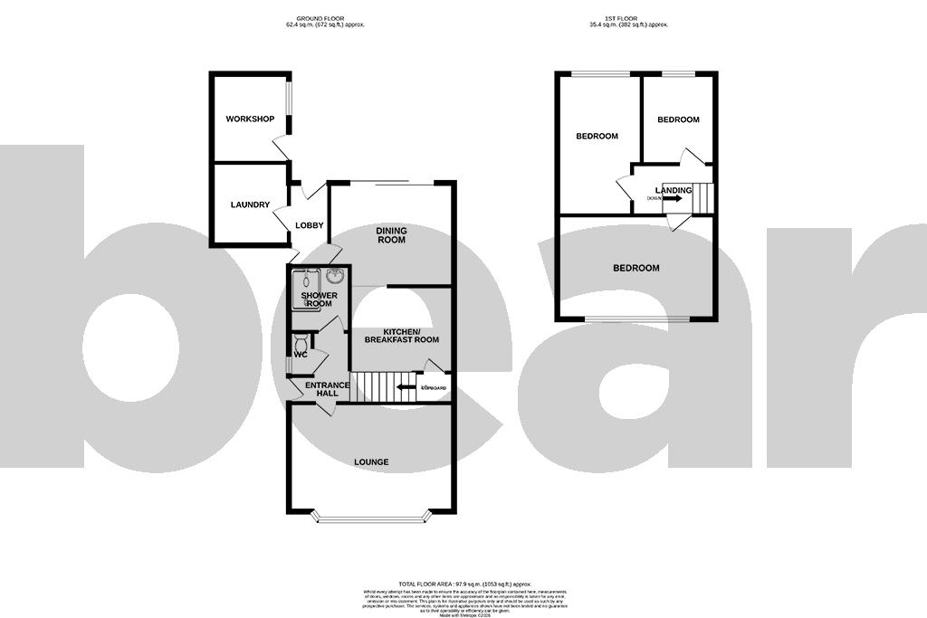 41, Banyard Way, Rochford floorplan