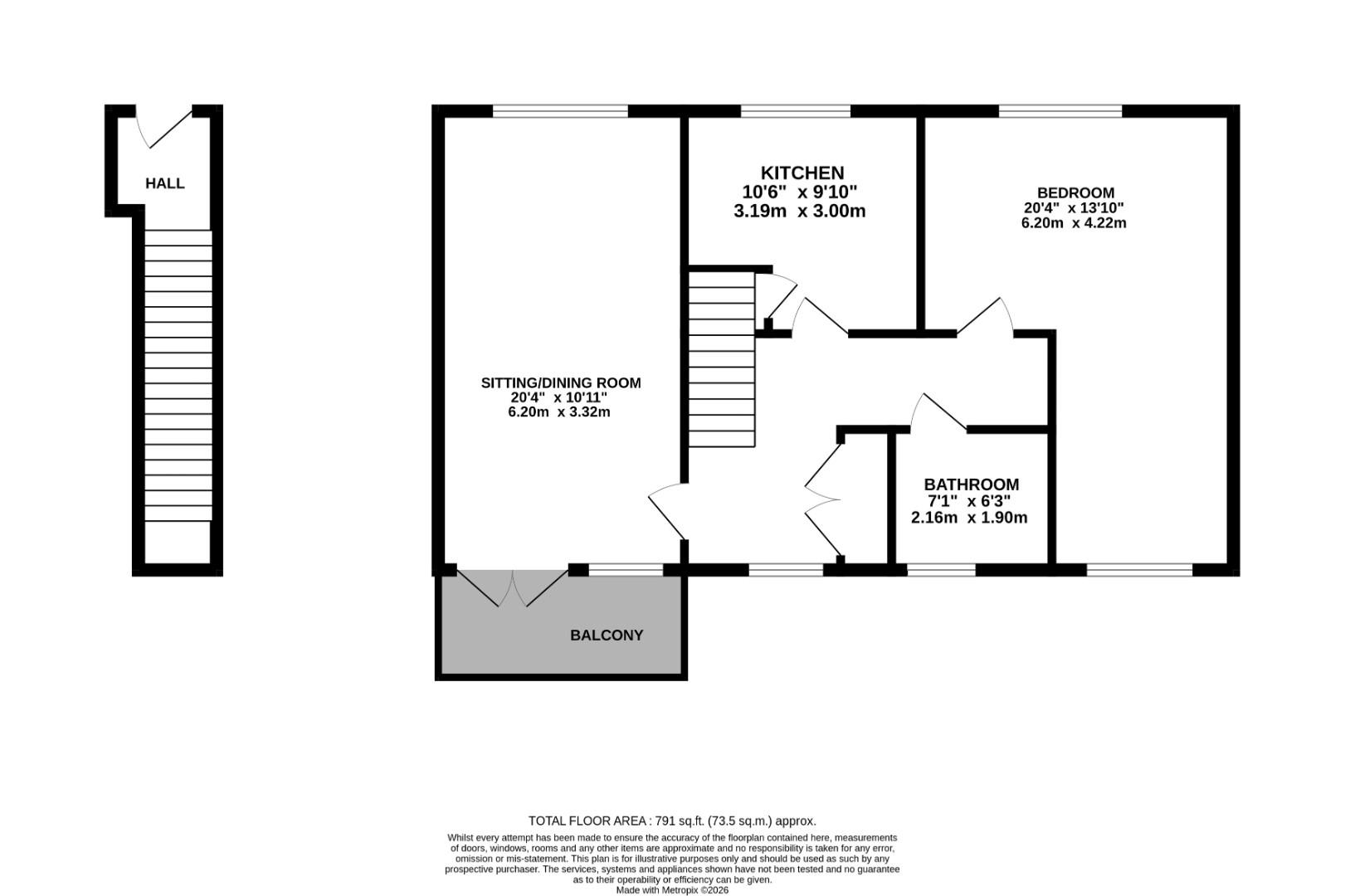 10., Bale Place, Ashford floorplan