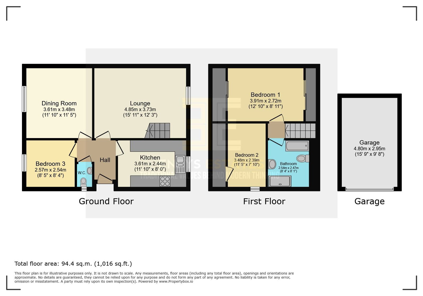 14, Maes Dolfor, Llanfairfechan floorplan