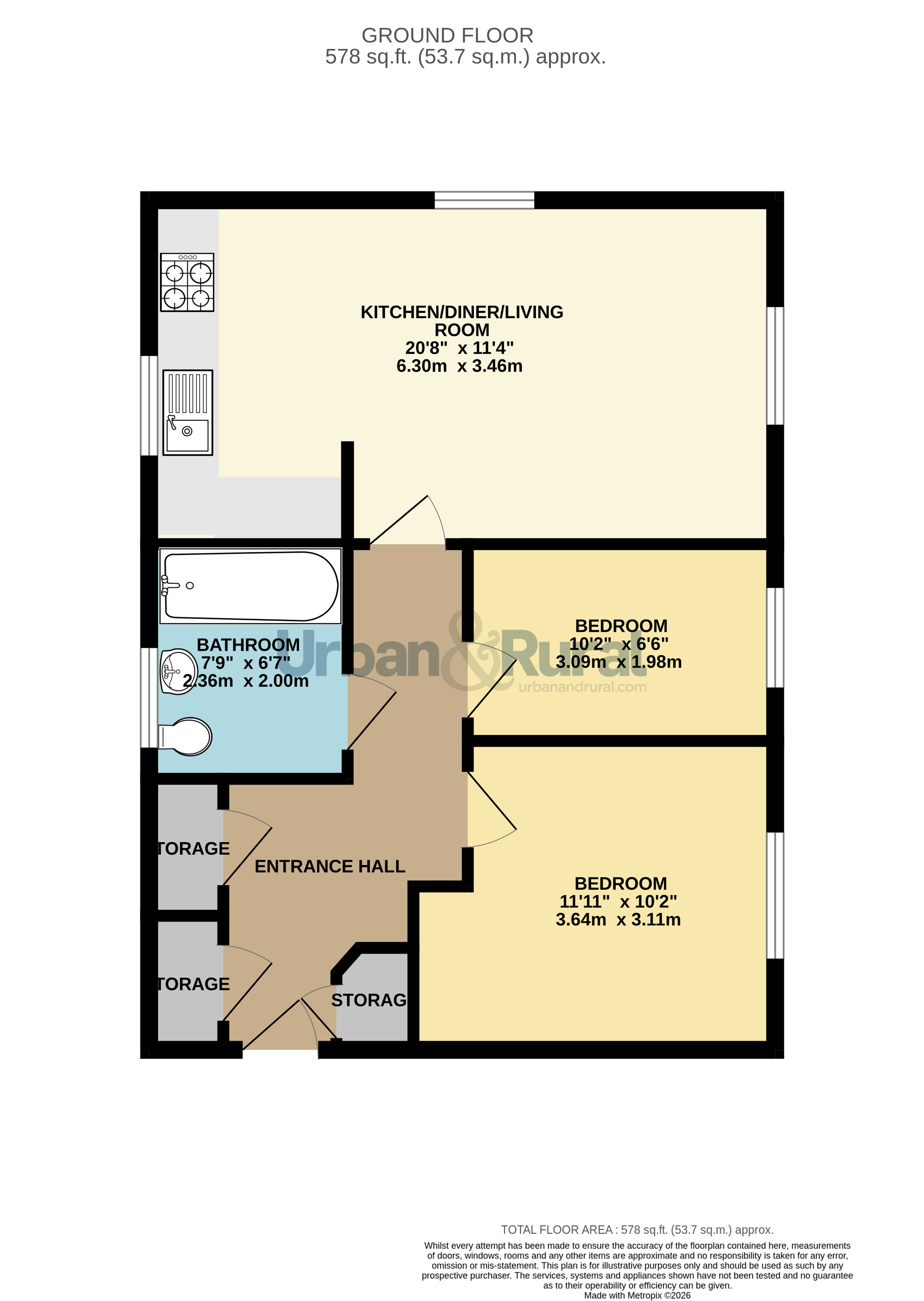 28, Saunders Field, Bedford floorplan