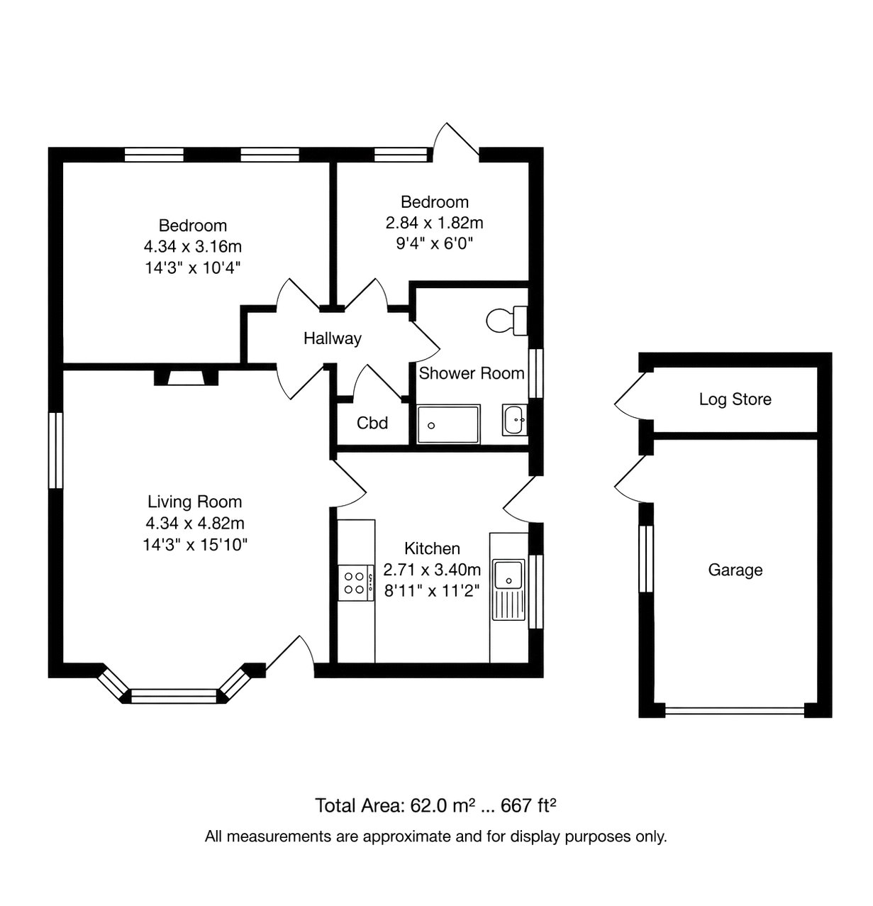33, Harewood Close, Northallerton floorplan